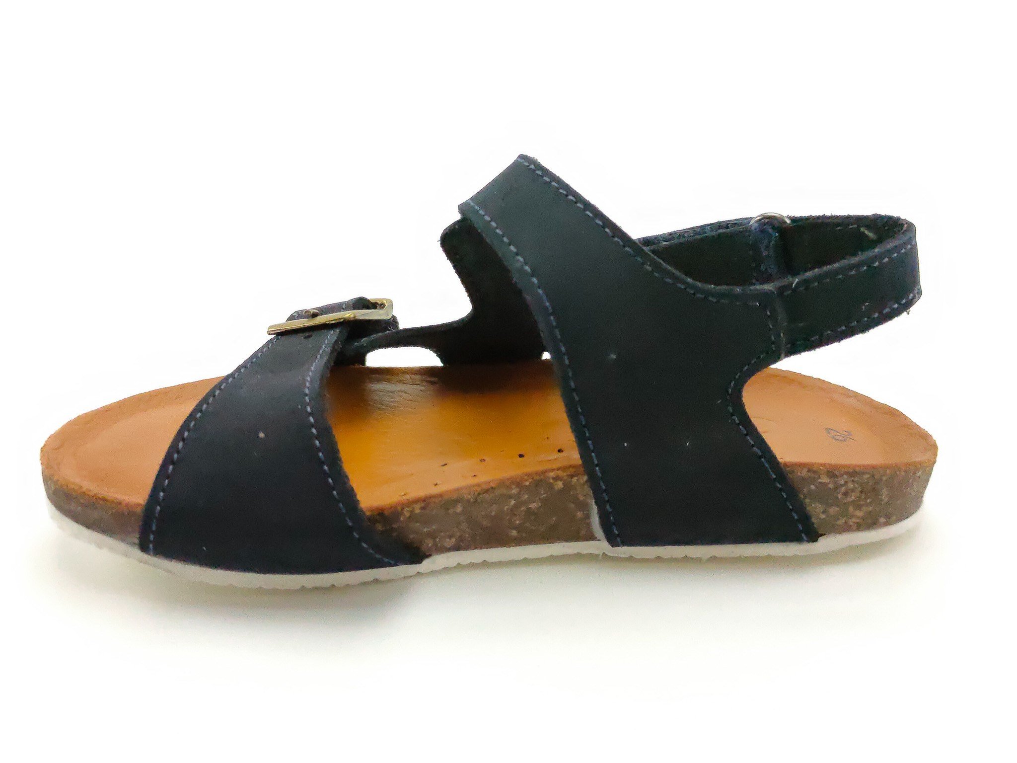 Ortoplus Ortopedik Deri Çocuk Sandalet P 2174 LACİVERT - OrtoPlus