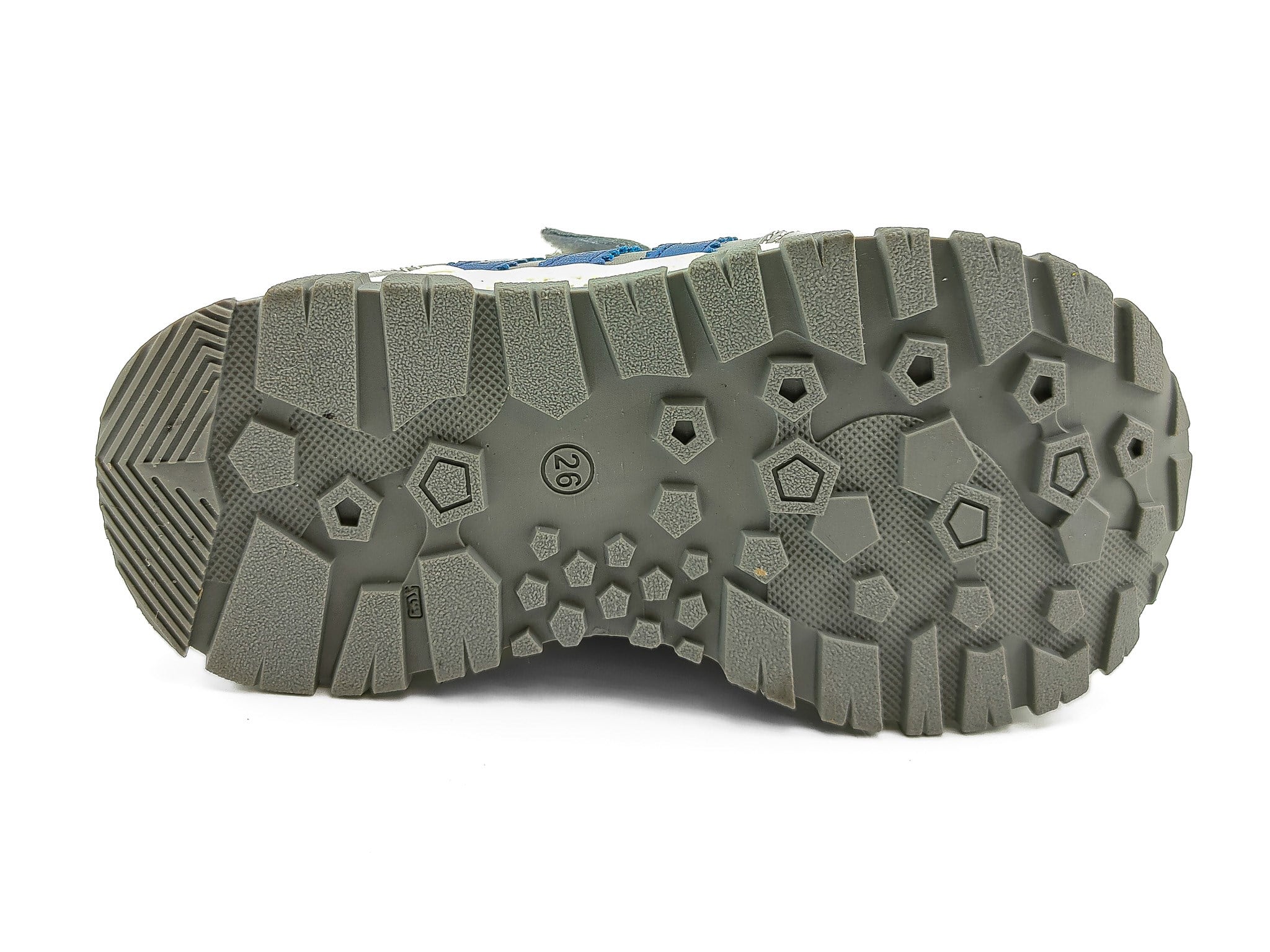 Ortoplus Ortopedik Deri Çocuk Spor Ayakkabı F C268-1 GRİ-LACİ - OrtoPlus