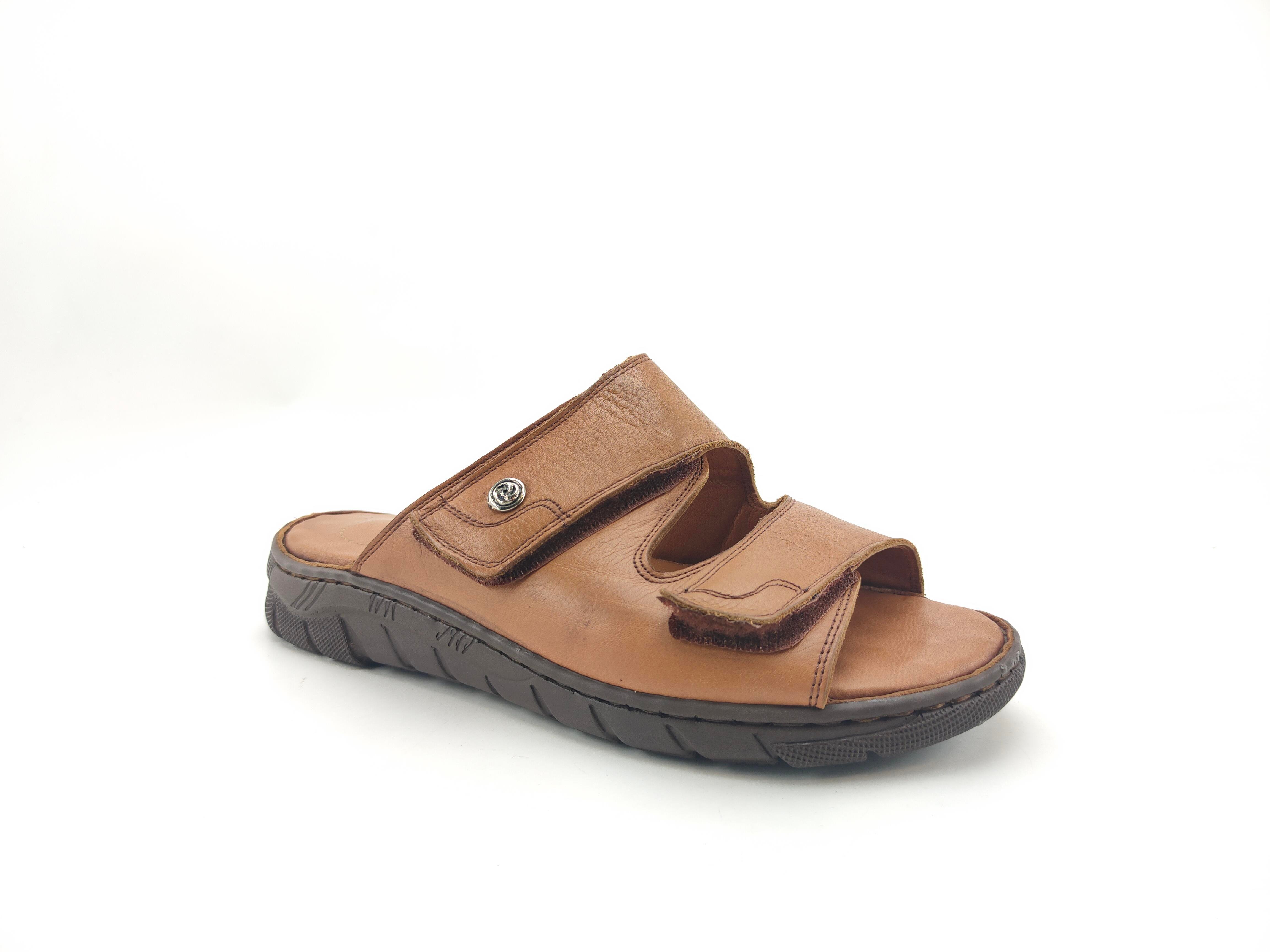 Ortoplus Ortopedik Deri Erkek Terlik FK3106 - OrtoPlus