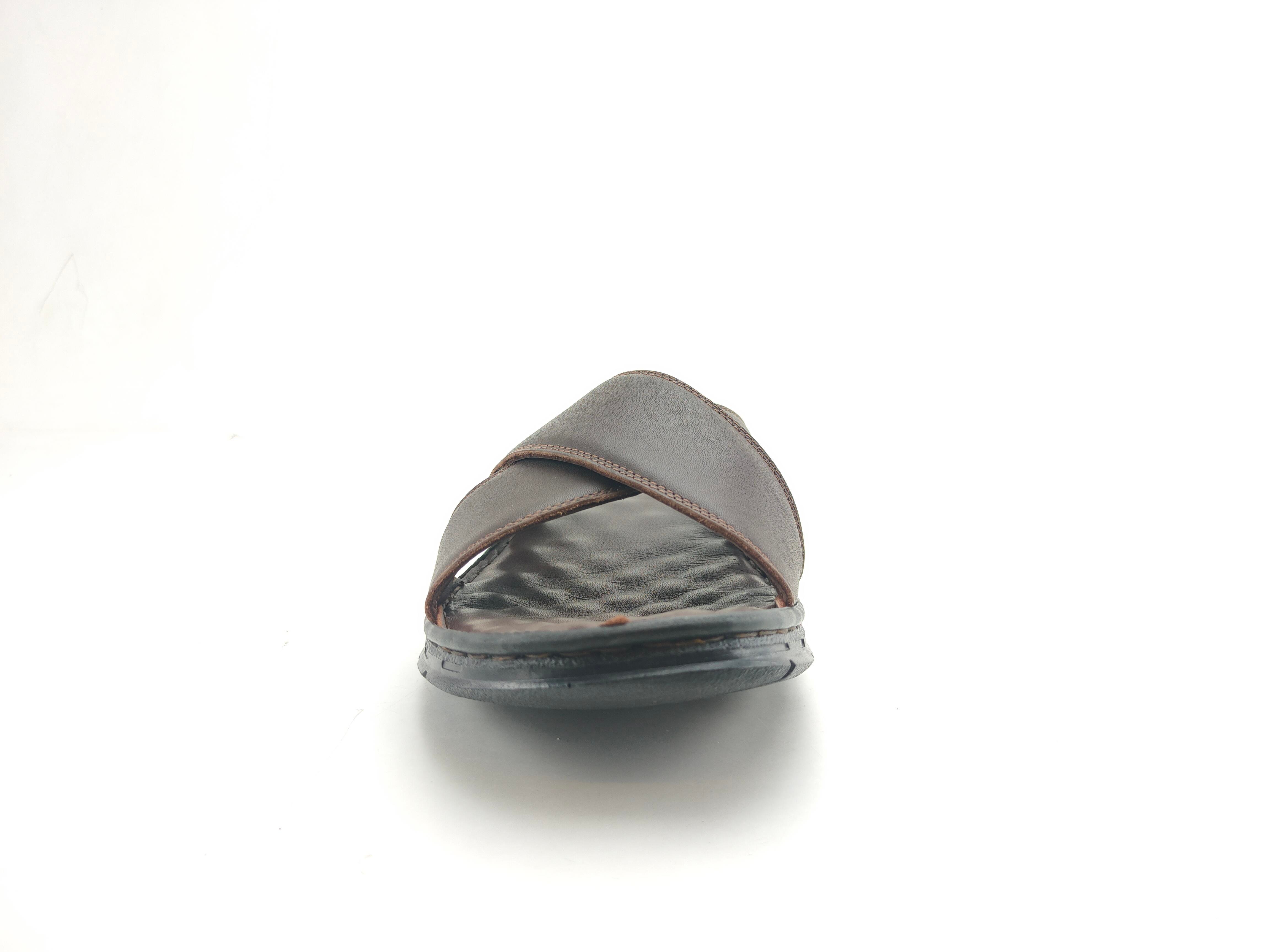 Ortoplus Ortopedik Deri Erkek Terlik SA3107 - OrtoPlus