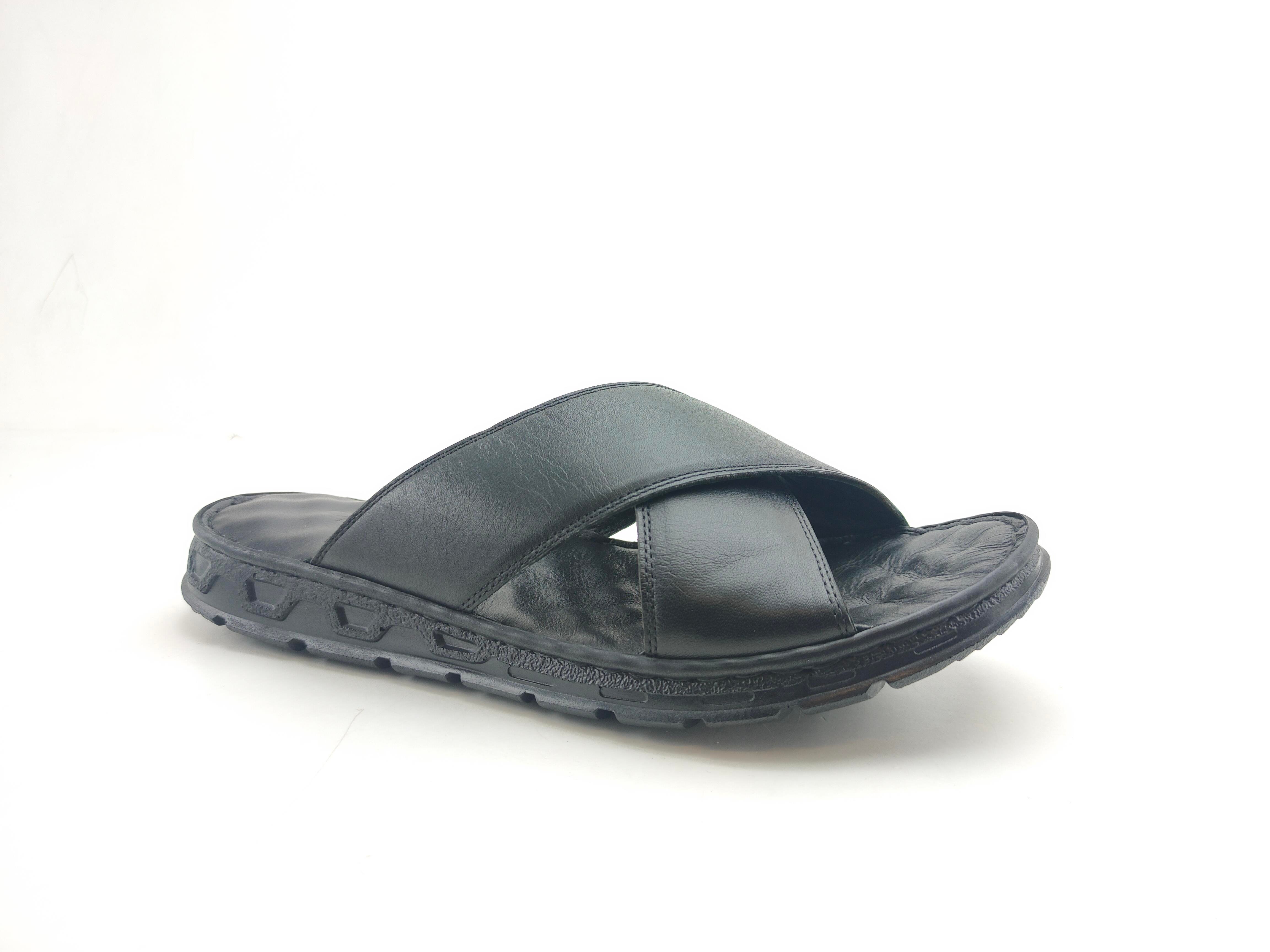 Ortoplus Ortopedik Deri Erkek Terlik SA3107 - OrtoPlus