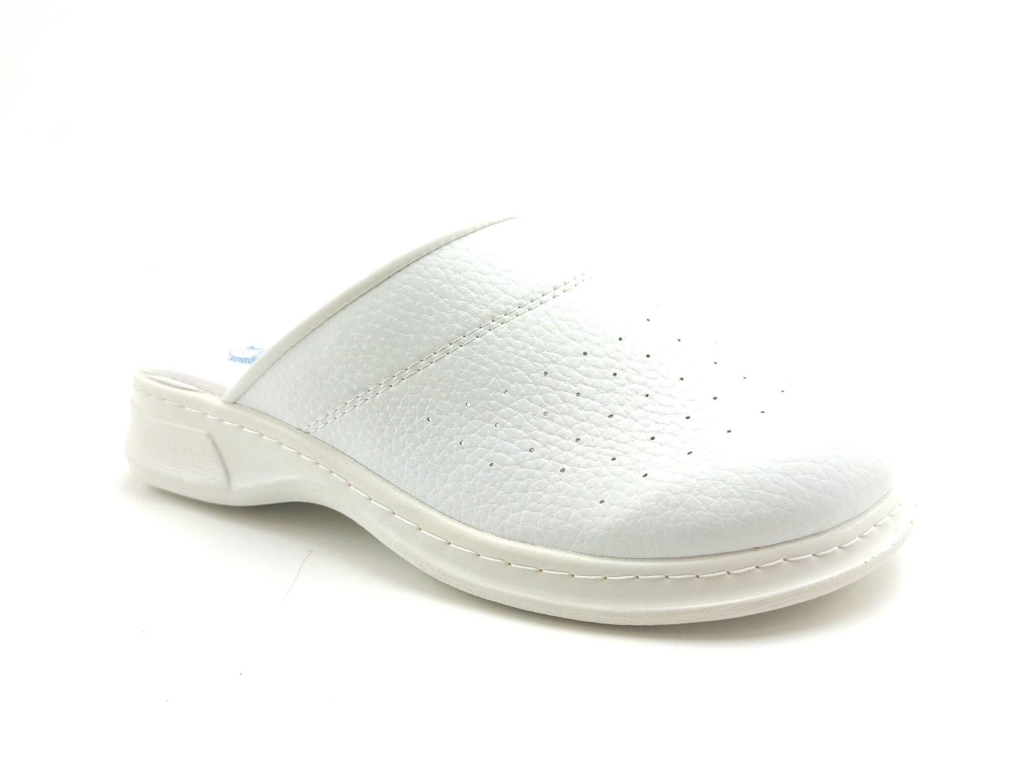 Ortoplus Sabo Unisex Deri Hastane Terlik KT9001 BEYAZ - OrtoPlus