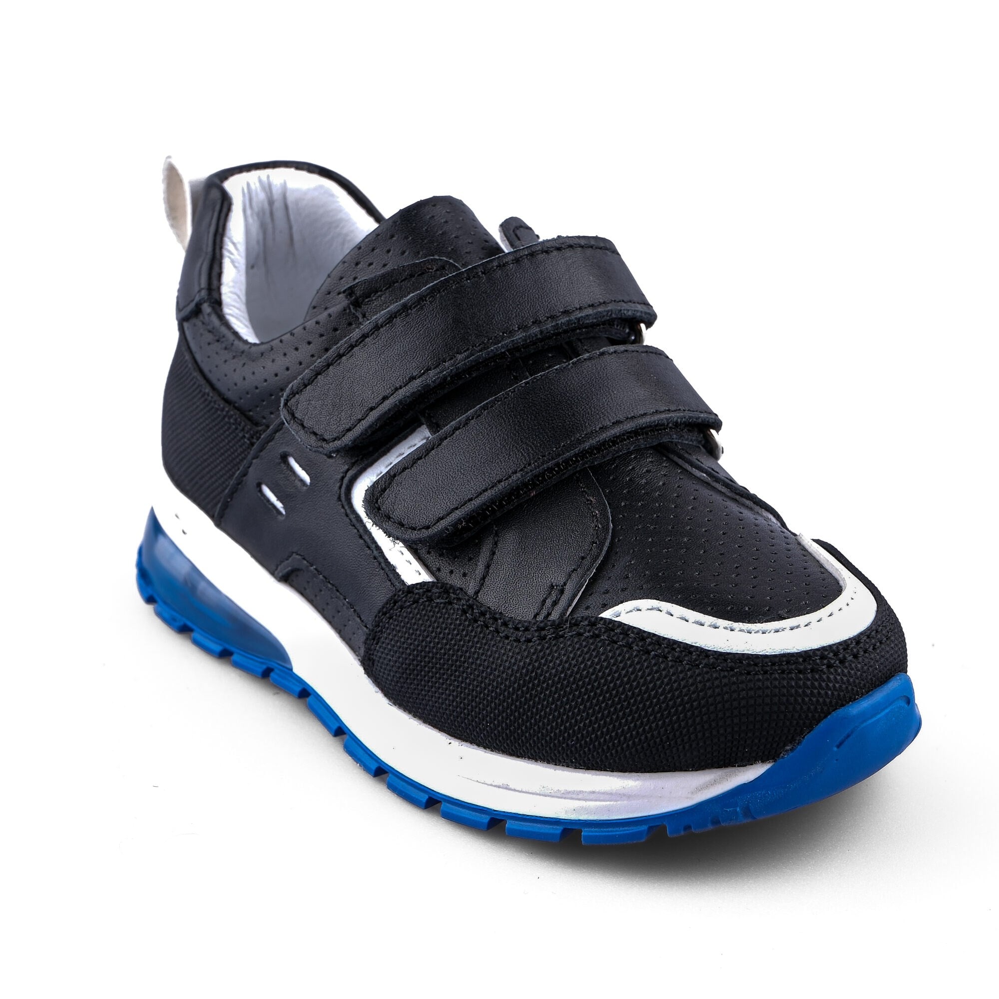 Ortoplus Spor Deri Ortopedik Işıklı Bebe Ayakkabı K SB2095 SİYAH - OrtoPlus