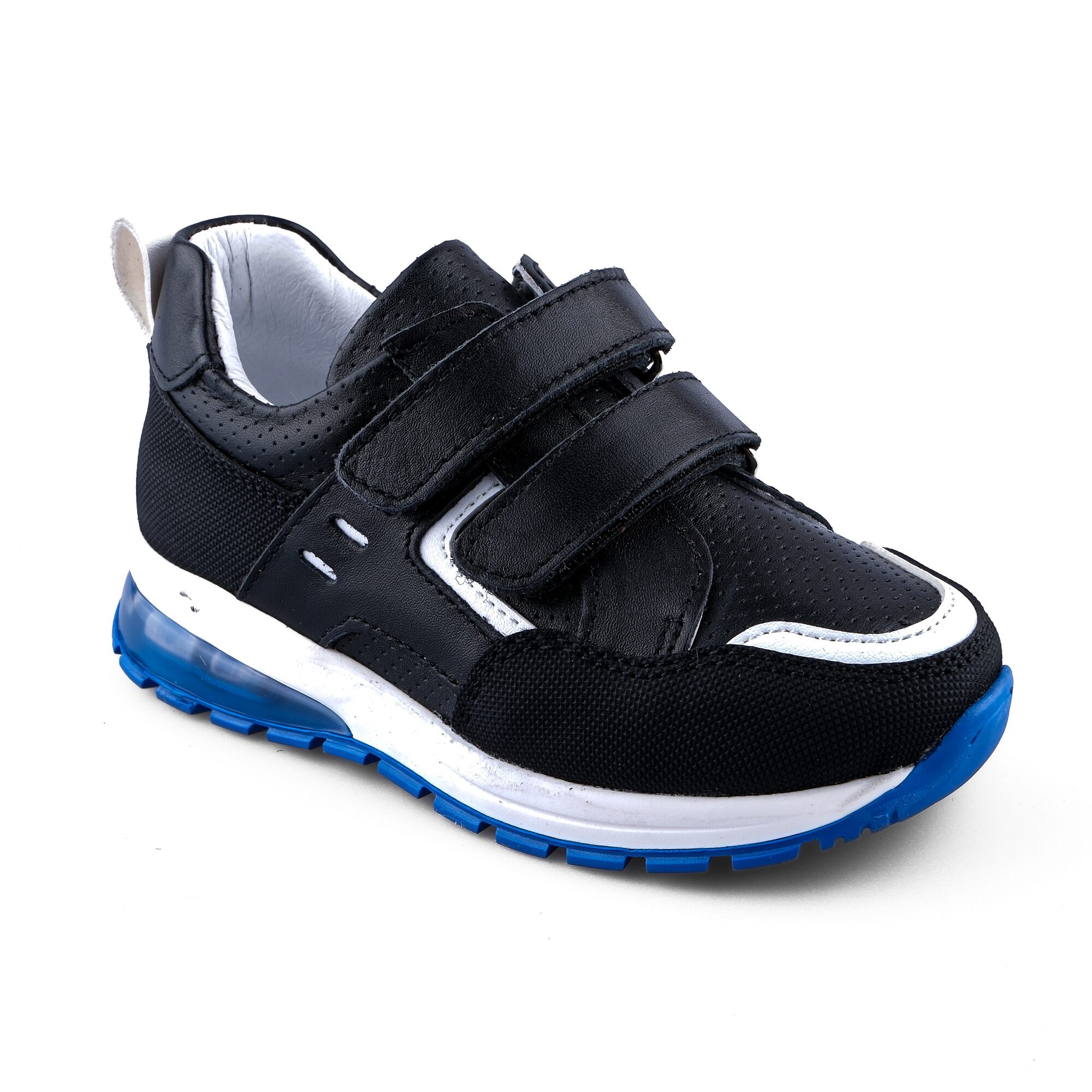 Ortoplus Spor Deri Ortopedik Işıklı Bebe Ayakkabı K SB2095 SİYAH - OrtoPlus