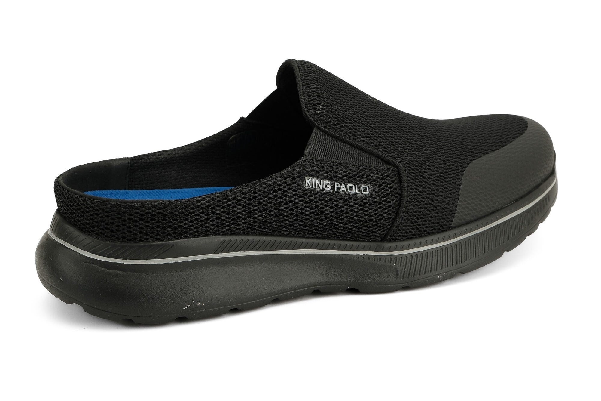 Sneaker Tekstil Tabanı Çıkan Yürüyüş Erkek Terlik KP1211 SİYAH - King Paolo