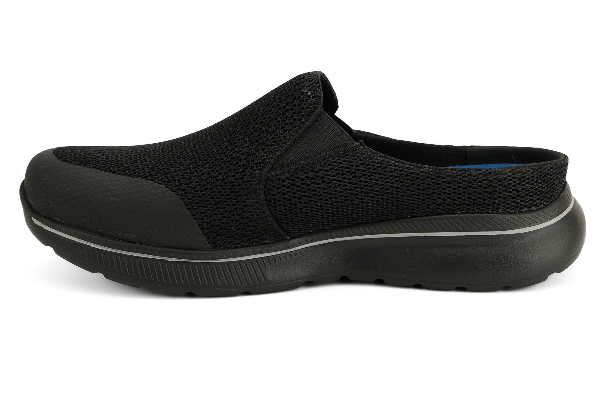 Sneaker Tekstil Tabanı Çıkan Yürüyüş Erkek Terlik KP1211 SİYAH - King Paolo