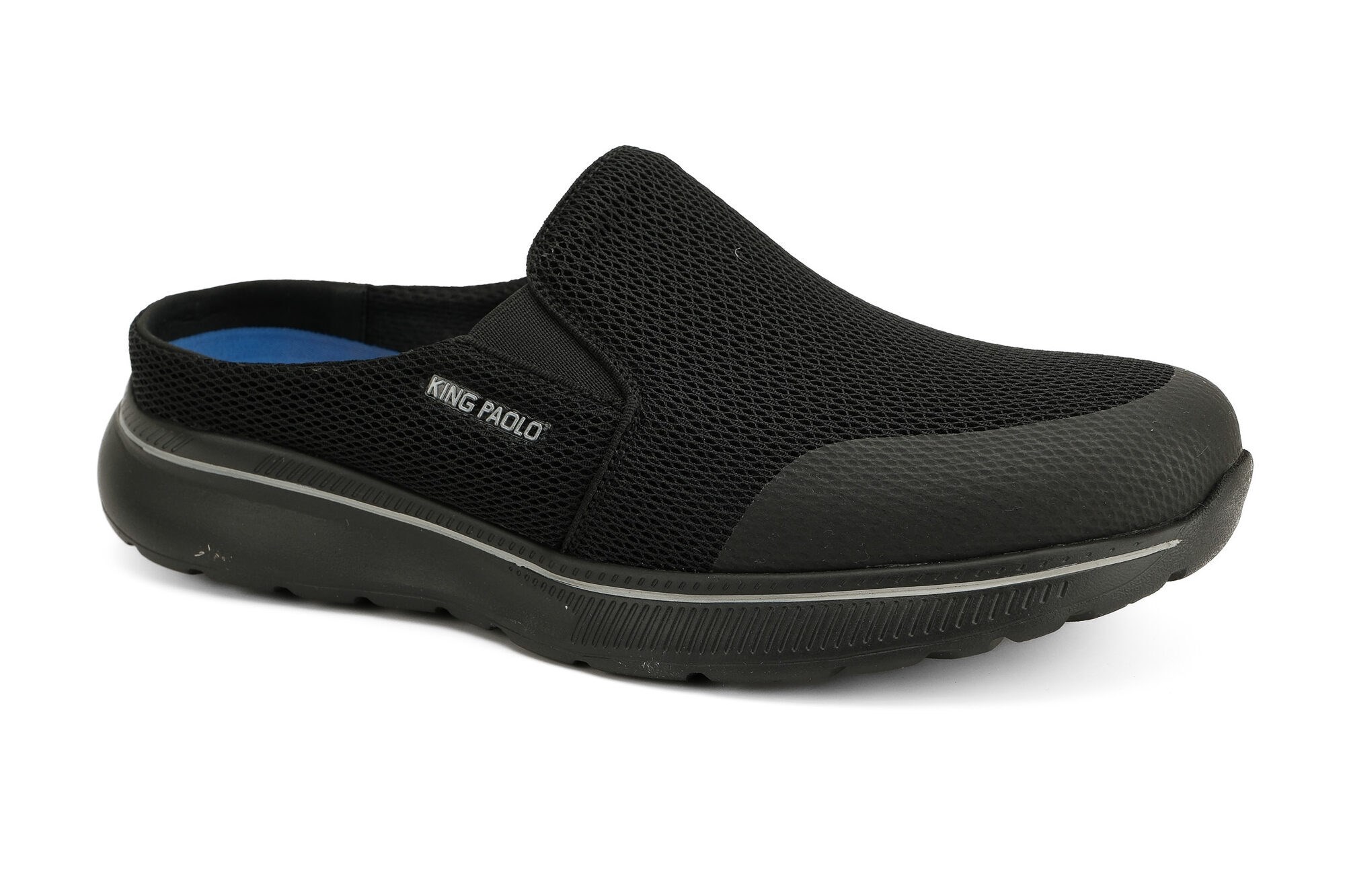 Sneaker Tekstil Tabanı Çıkan Yürüyüş Erkek Terlik KP1211 SİYAH - King Paolo
