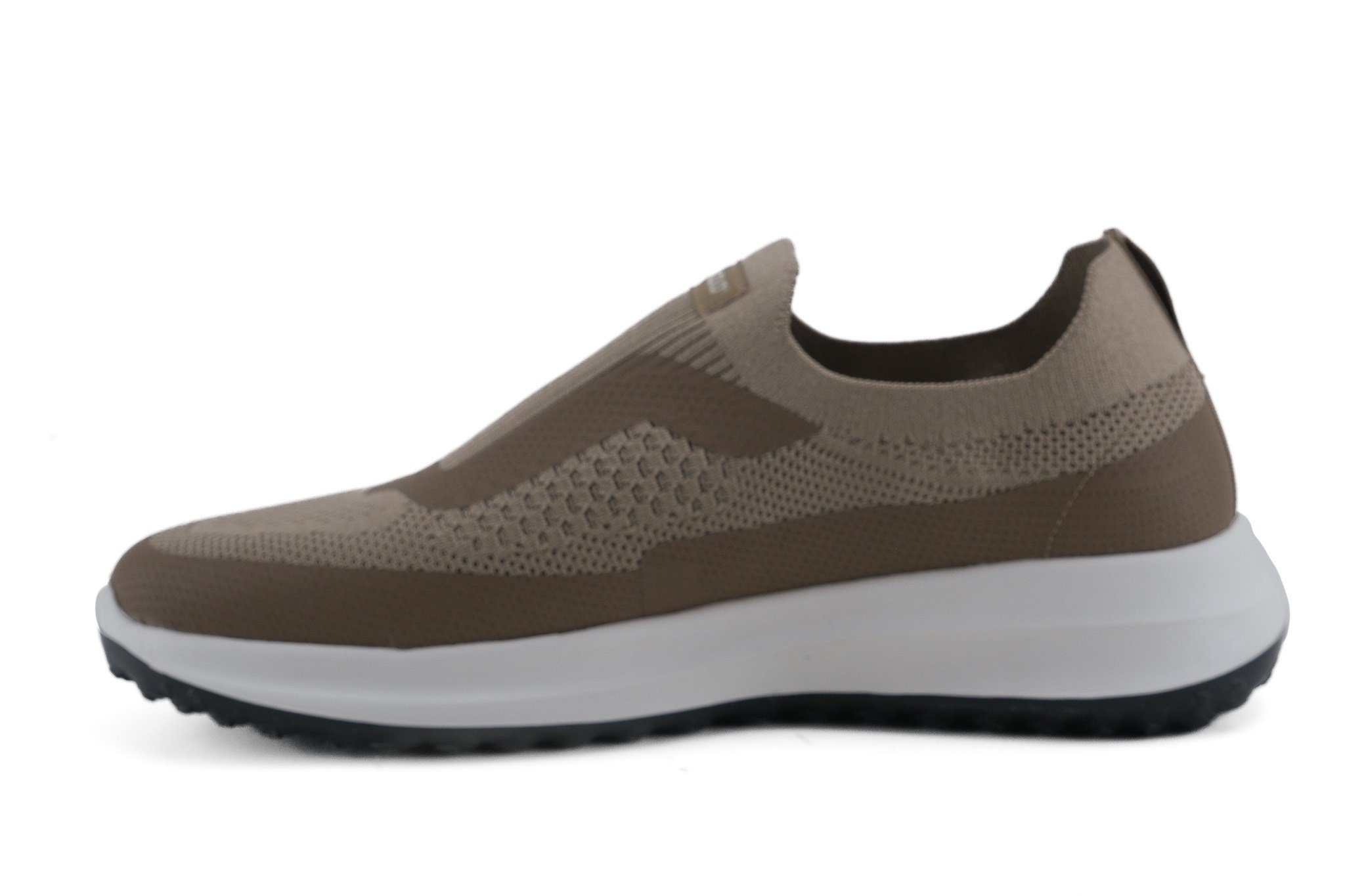 Sneaker Tekstil Yürüyüş Erkek Ayakkab Bağcıksız KP1358 VİZON - King Paolo