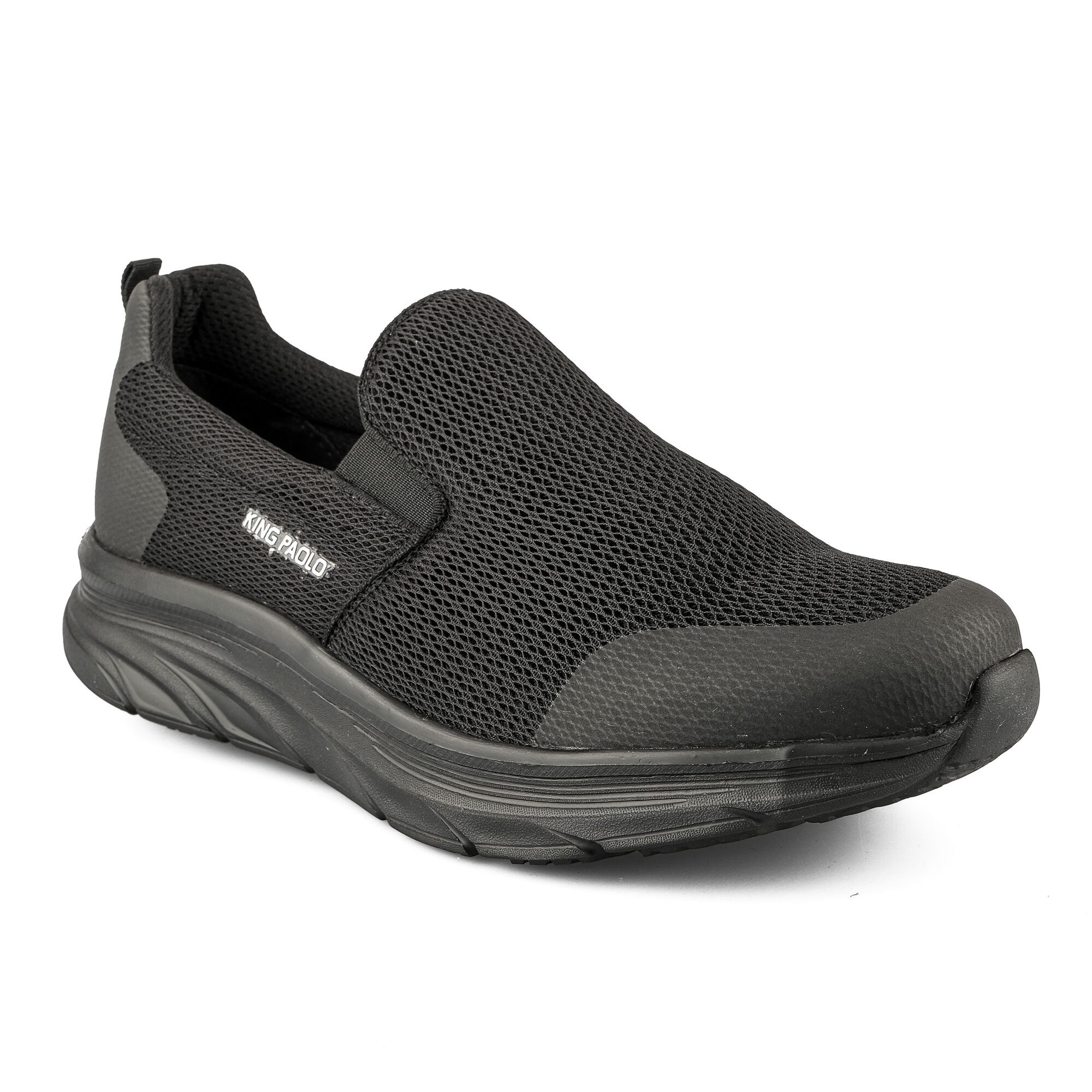 Sneaker Tekstil Yürüyüş Erkek Ayakkabı KP1114 SİYAH - King Paolo