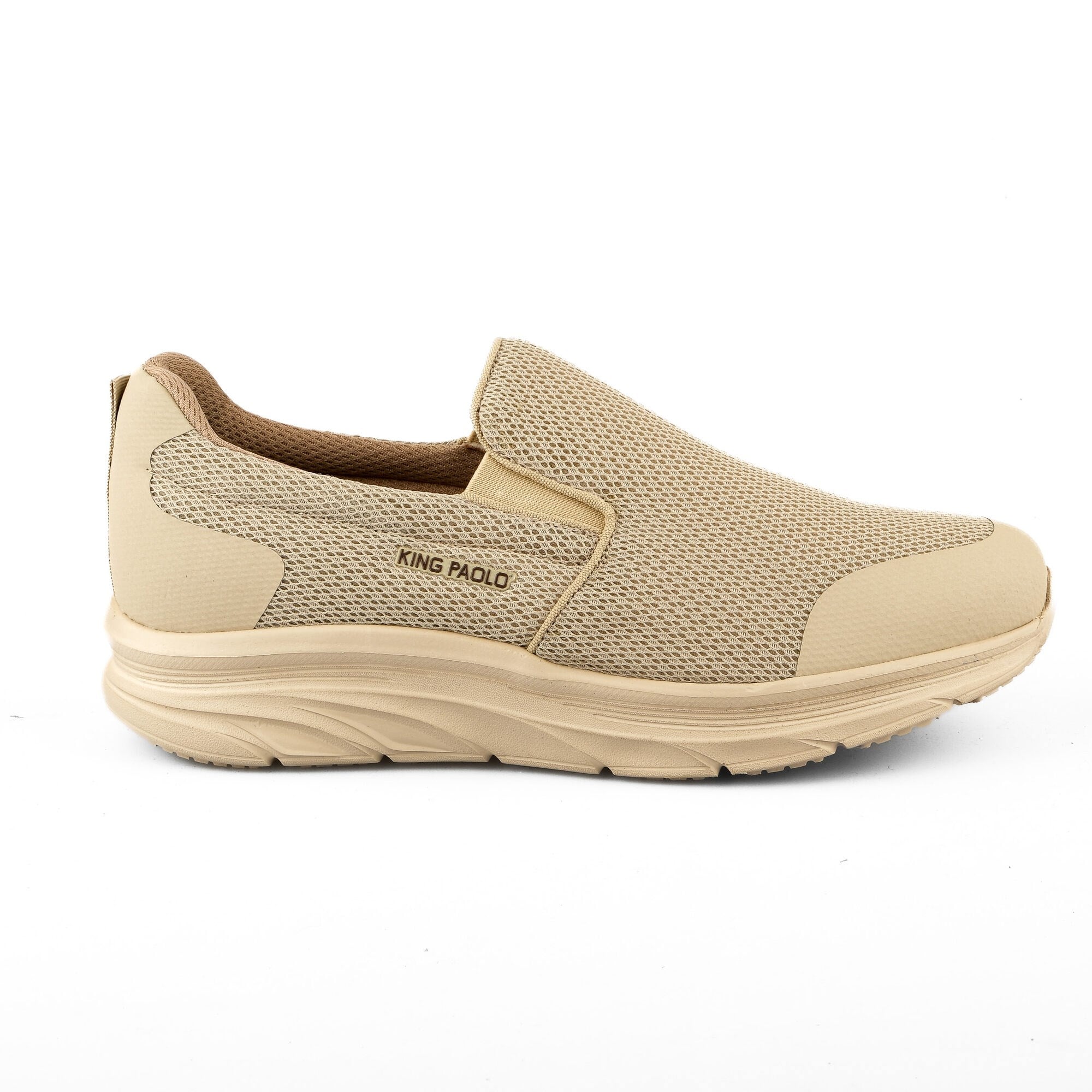 Sneaker Tekstil Yürüyüş Erkek Ayakkabı KP1114 BEJ - King Paolo