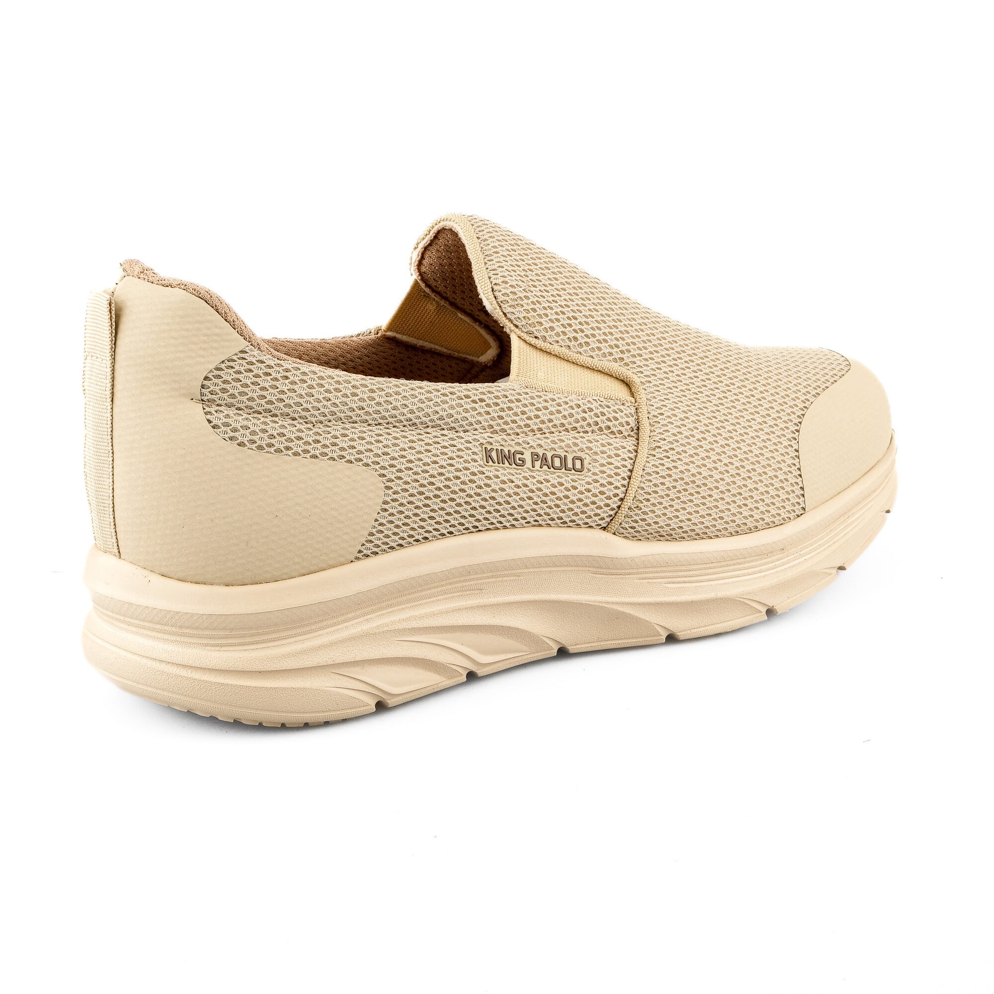 Sneaker Tekstil Yürüyüş Erkek Ayakkabı KP1114 BEJ - King Paolo