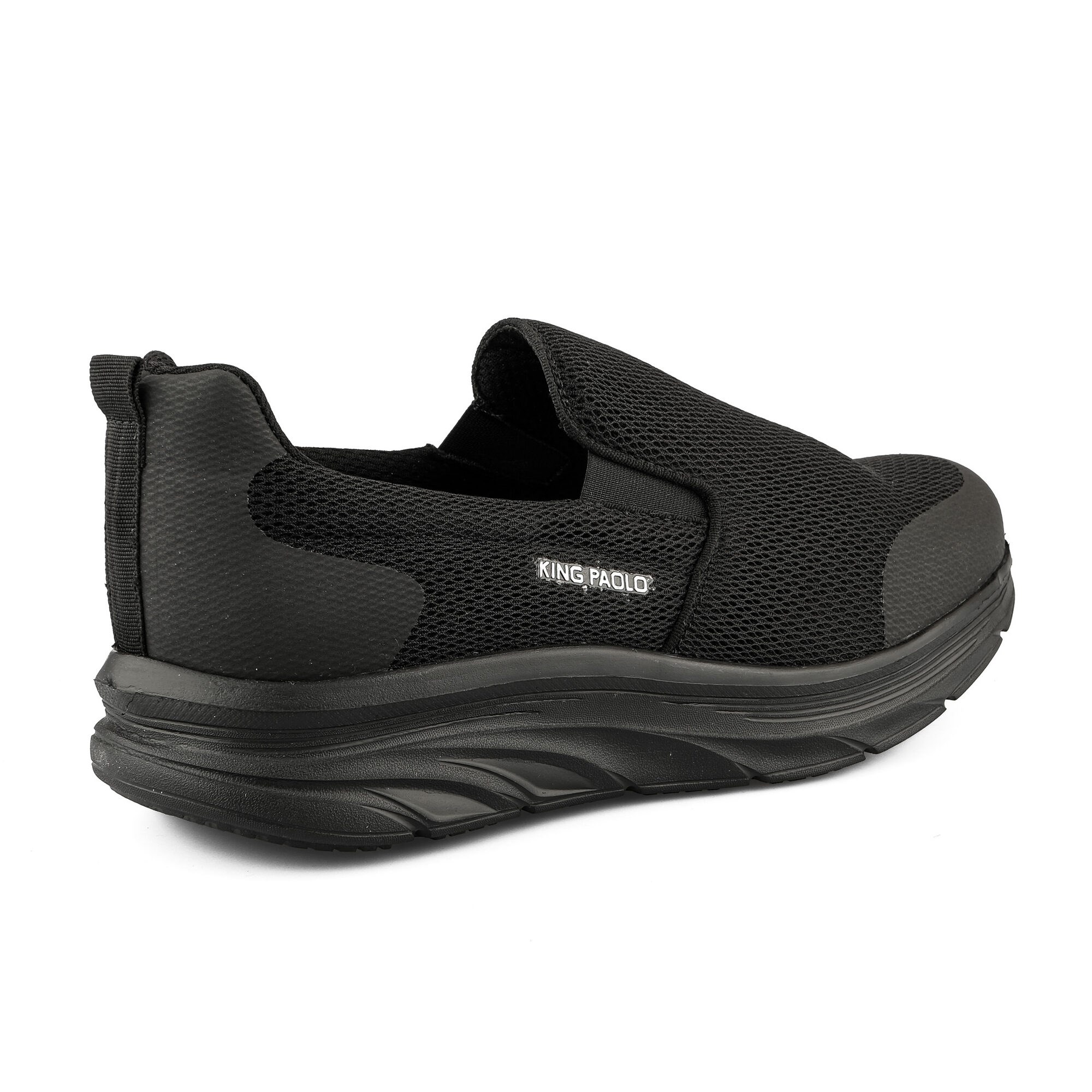 Sneaker Tekstil Yürüyüş Erkek Ayakkabı KP1114 SİYAH - King Paolo
