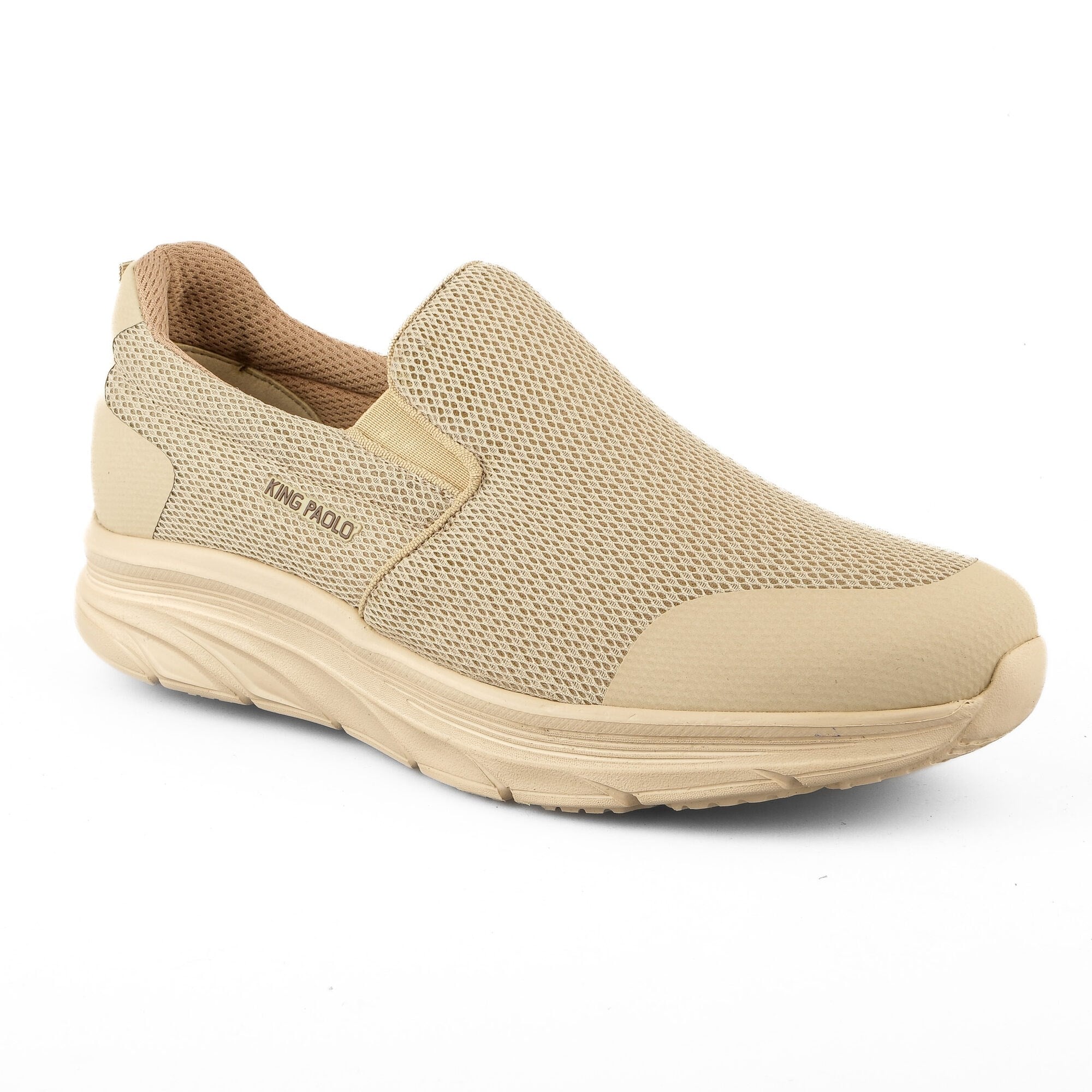 Sneaker Tekstil Yürüyüş Erkek Ayakkabı KP1114 BEJ - King Paolo