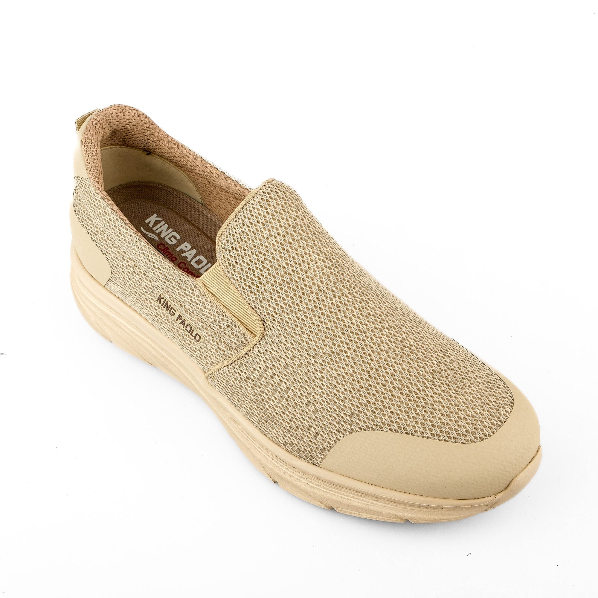 Sneaker Tekstil Yürüyüş Erkek Ayakkabı KP1114 BEJ - King Paolo