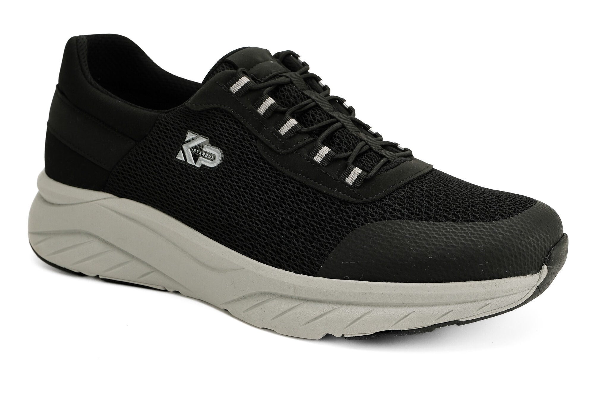 Sneaker Tekstil Yürüyüş Erkek Ayakkabı KP1267 SİYAH - King Paolo