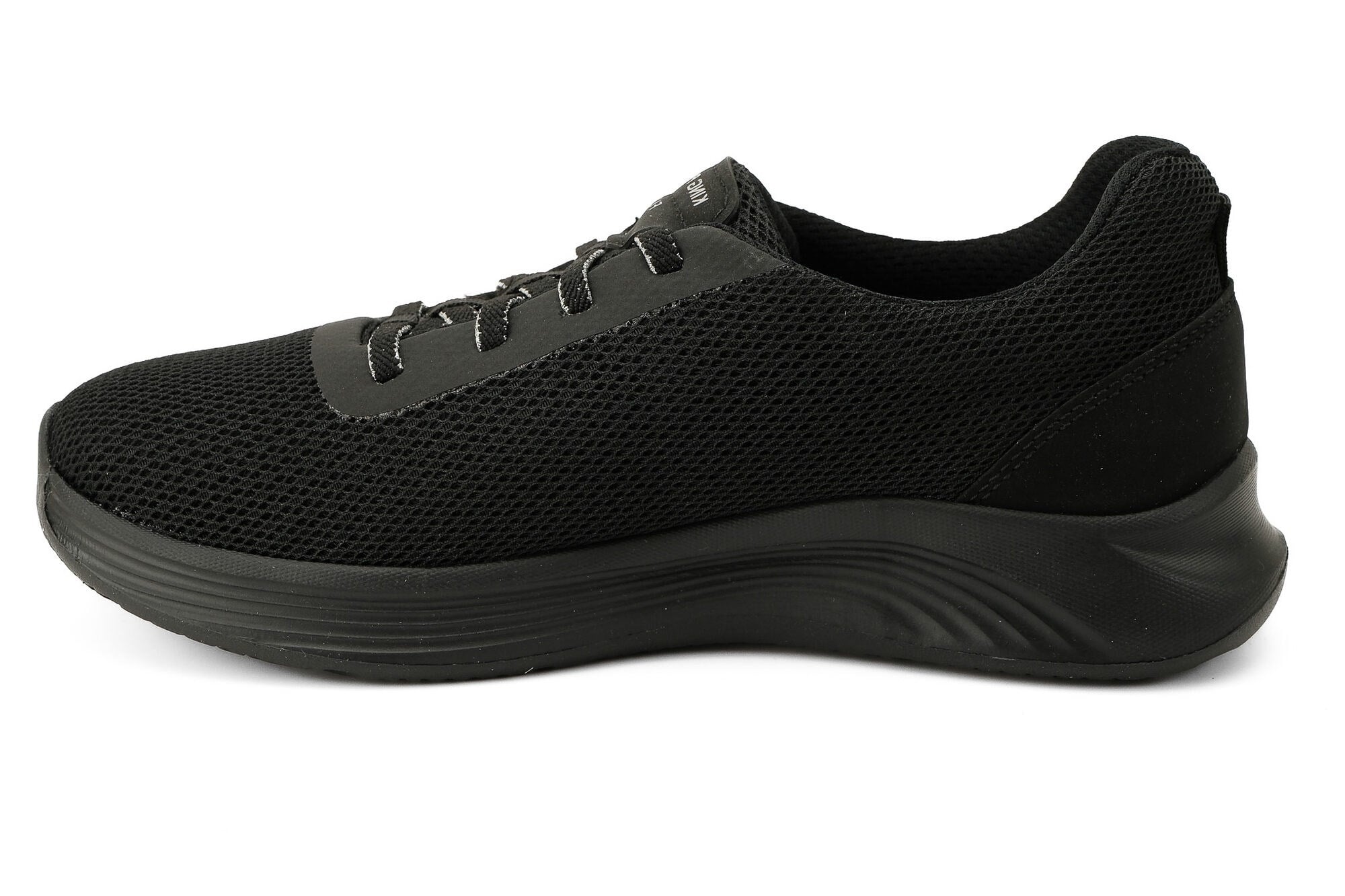 Sneaker Tekstil Yürüyüş Kadın Ayakkabı Bağcıklı KP5174 SİYAH - King Paolo