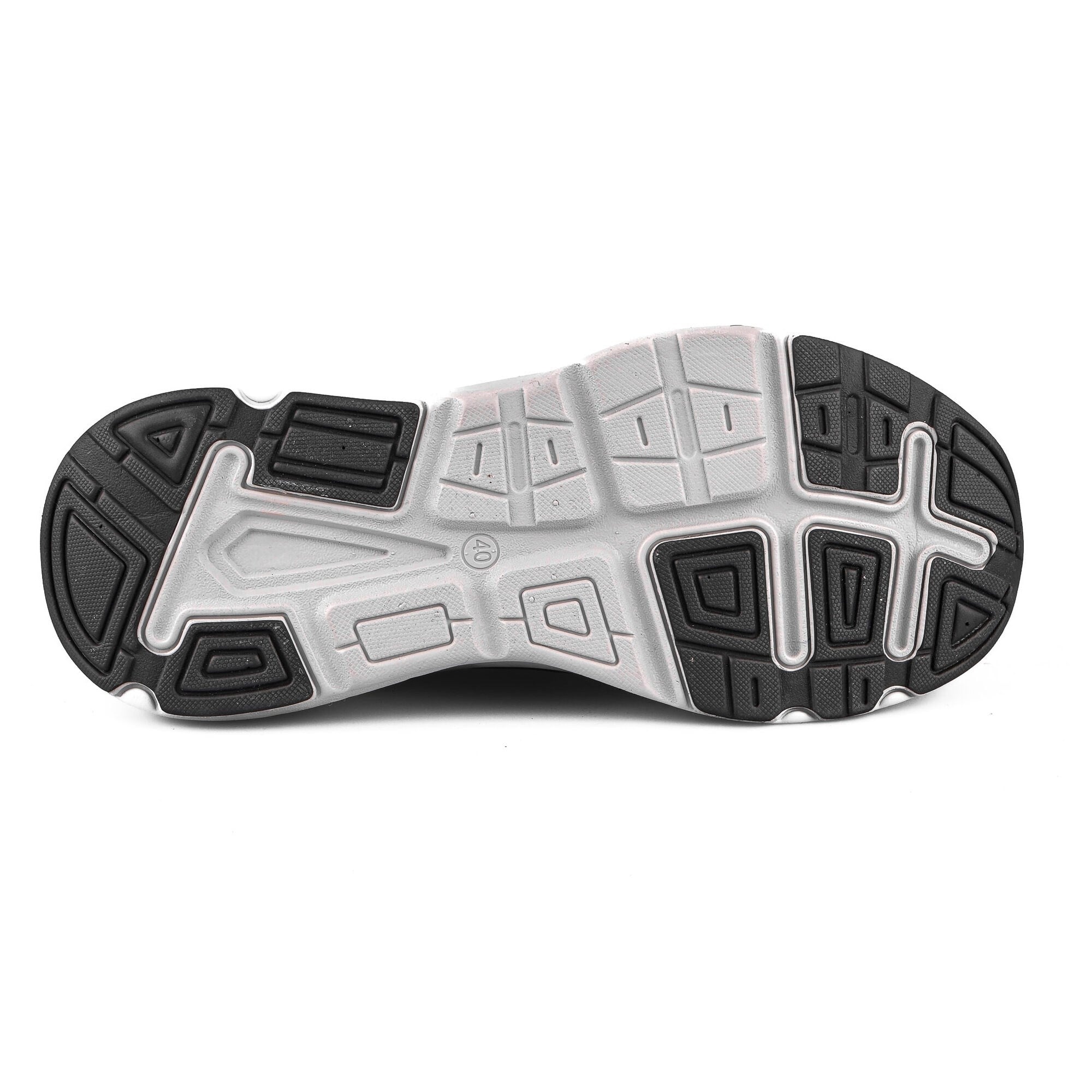 Sneaker Tekstil Yürüyüş Kadın Ayakkabı Bağcıklı KP5194 SİYAH - King Paolo