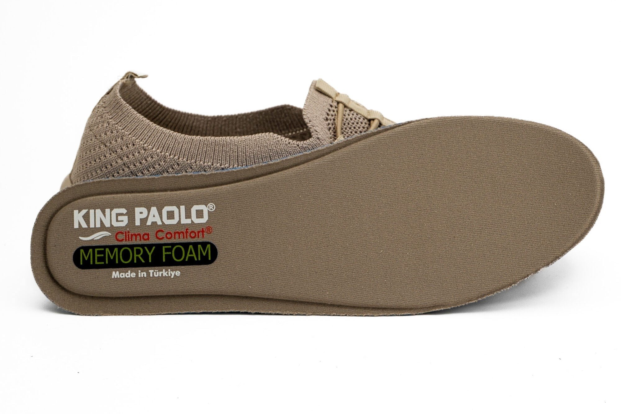 Sneaker Tekstil Yürüyüş Kadın Streç Ayakkabı KP5223 PUDRA - King Paolo