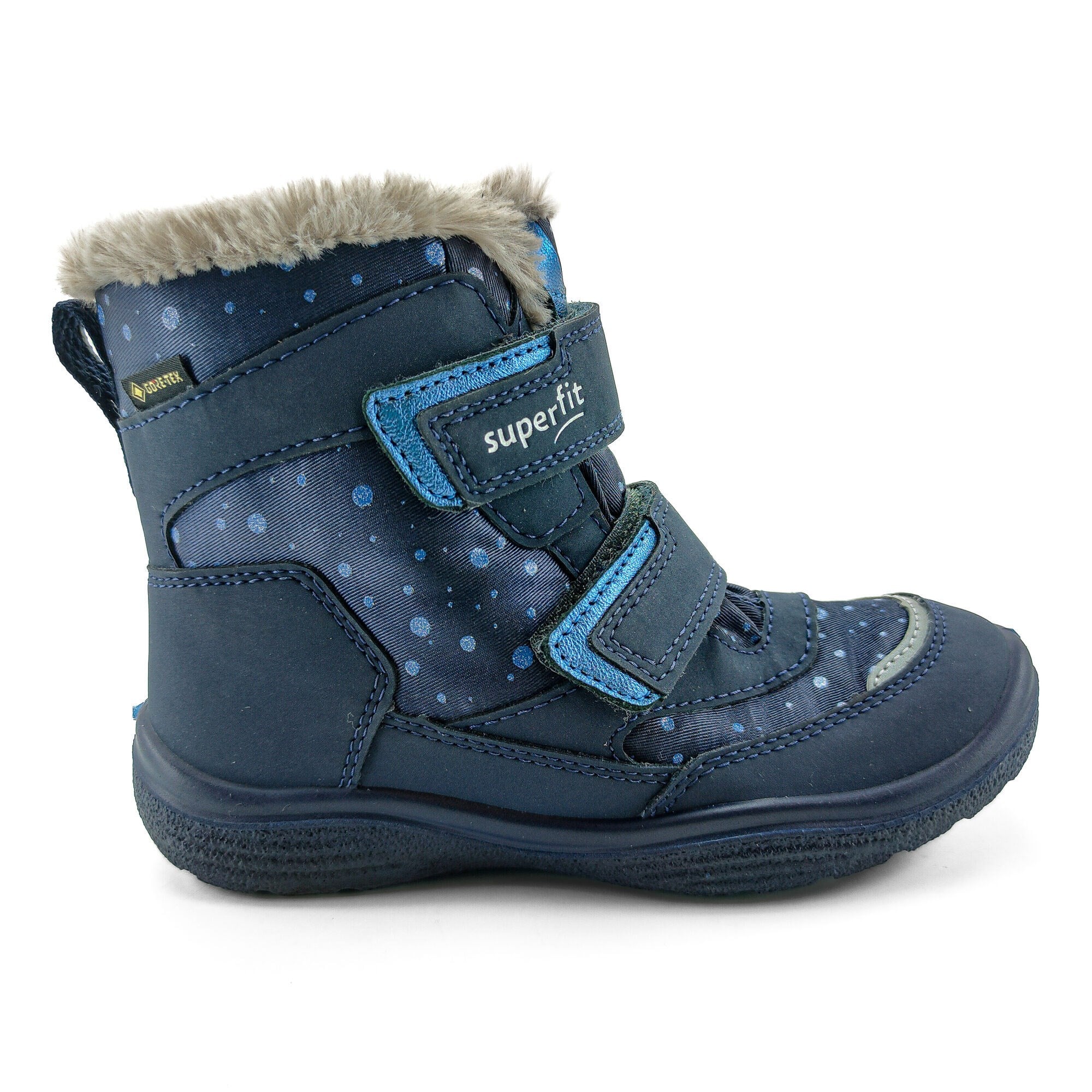 Superfit Goretex Bot Crystal F 009091-8000 Blau/ Hellgrau BRAU/HELLGRAU - Superfit