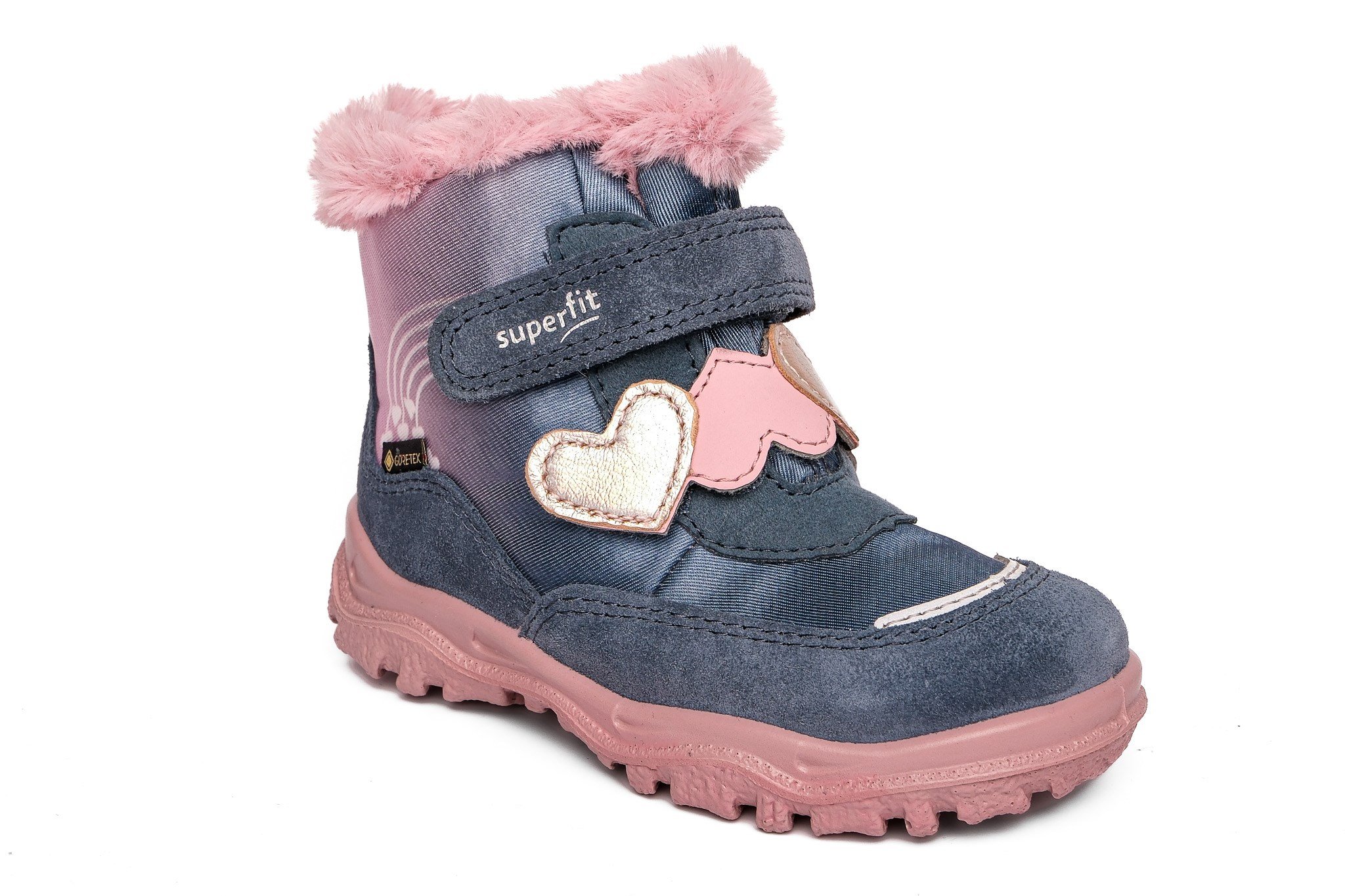 Superfit Goretex Bot Husky1 KP 006061-8000 Blau/Rosa BLAU/ROSA - Superfit