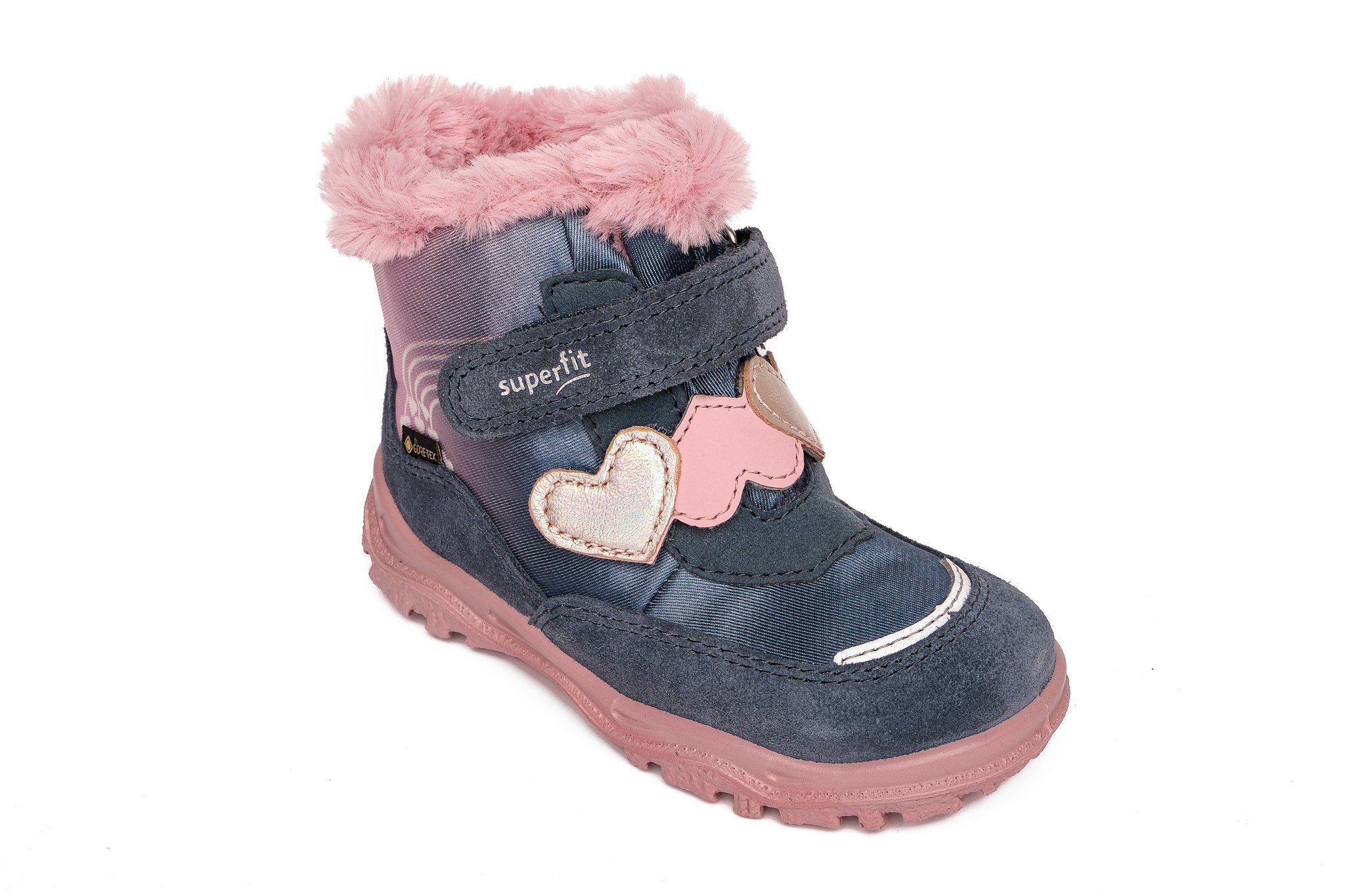 Superfit Goretex Bot Husky1 KP 006061-8000 Blau/Rosa BLAU/ROSA - Superfit