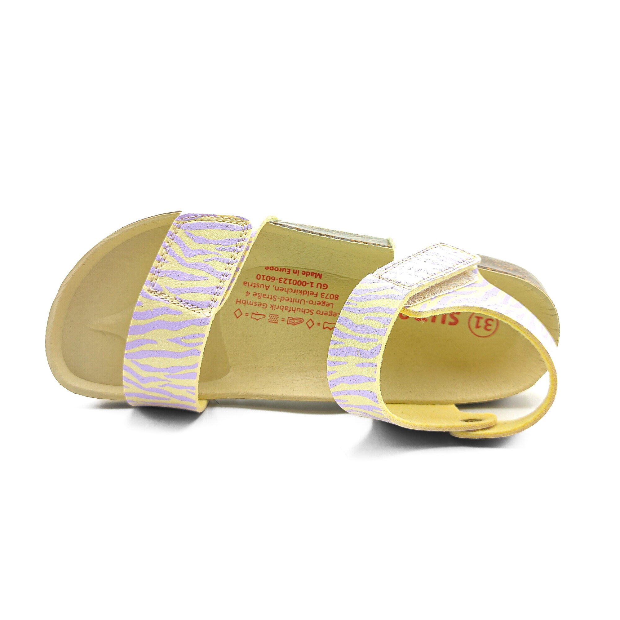 Superfit Ortopedik Çocuk Sandalet F 000123-6010 - Sarı Lila GELB / ROSA - Superfit