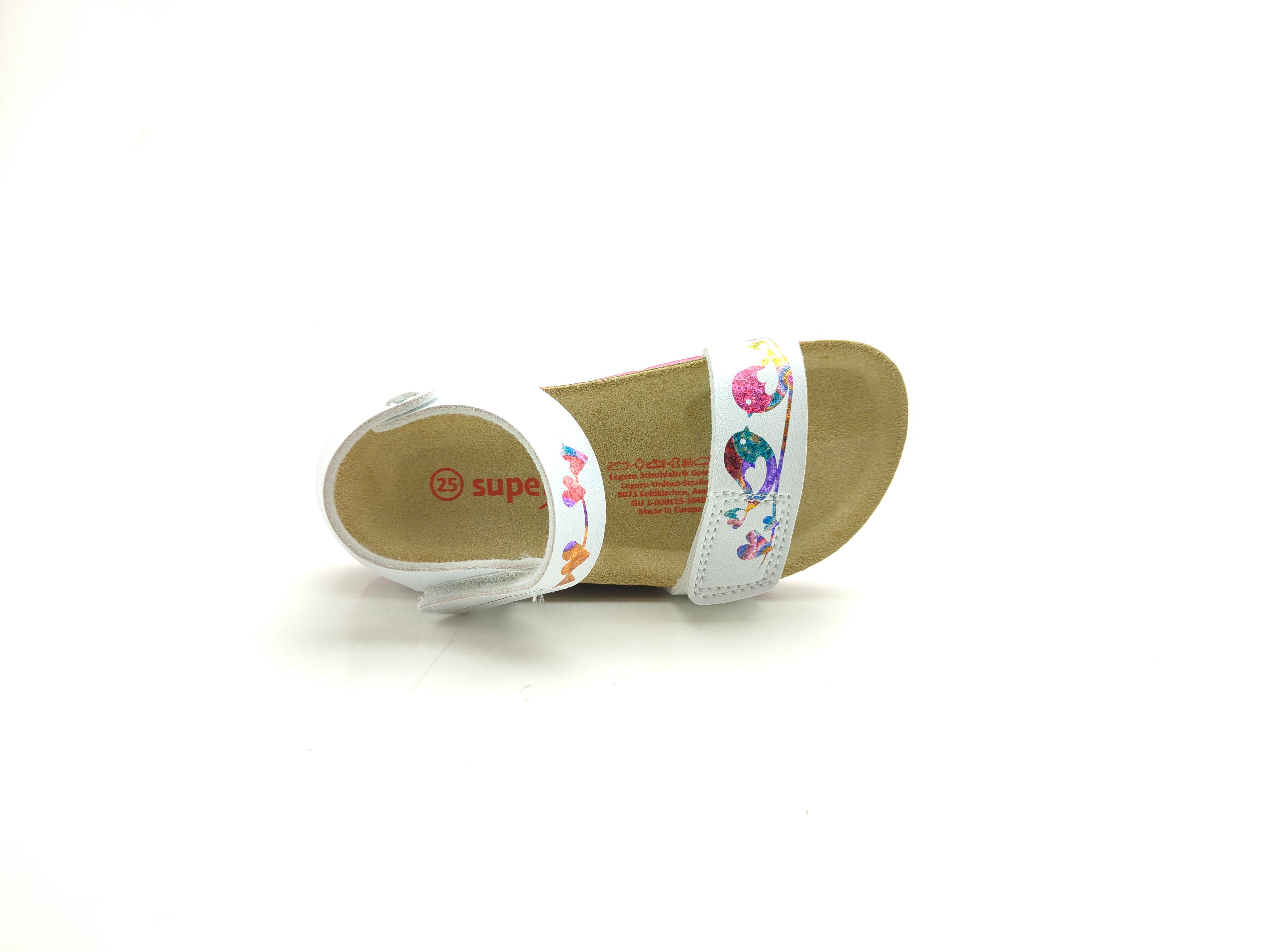 Superfit Ortopedik Çocuk Sandalet F 000123-1040 - Beyaz Kuş - Superfit