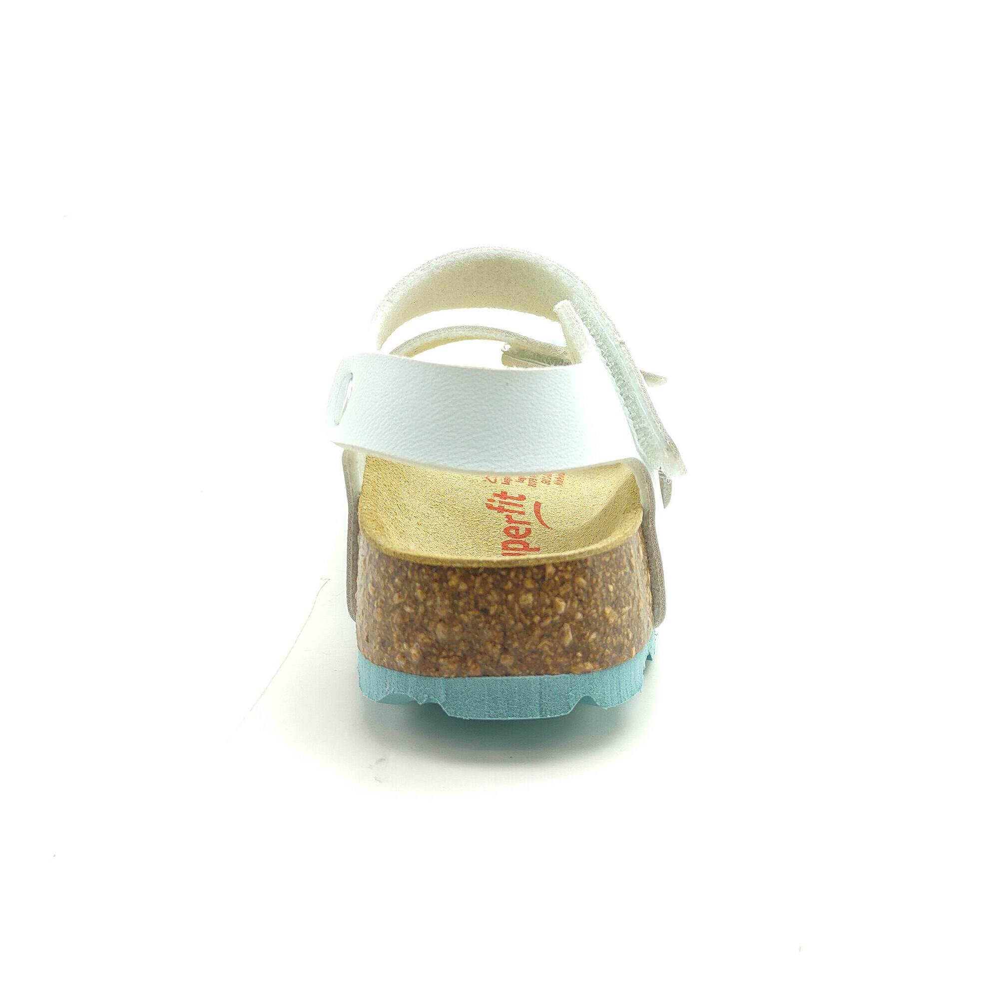 Superfit Ortopedik Çocuk Sandalet F 000123-1030 - Beyaz Kelebek WEIB / TÜRKIS - Superfit