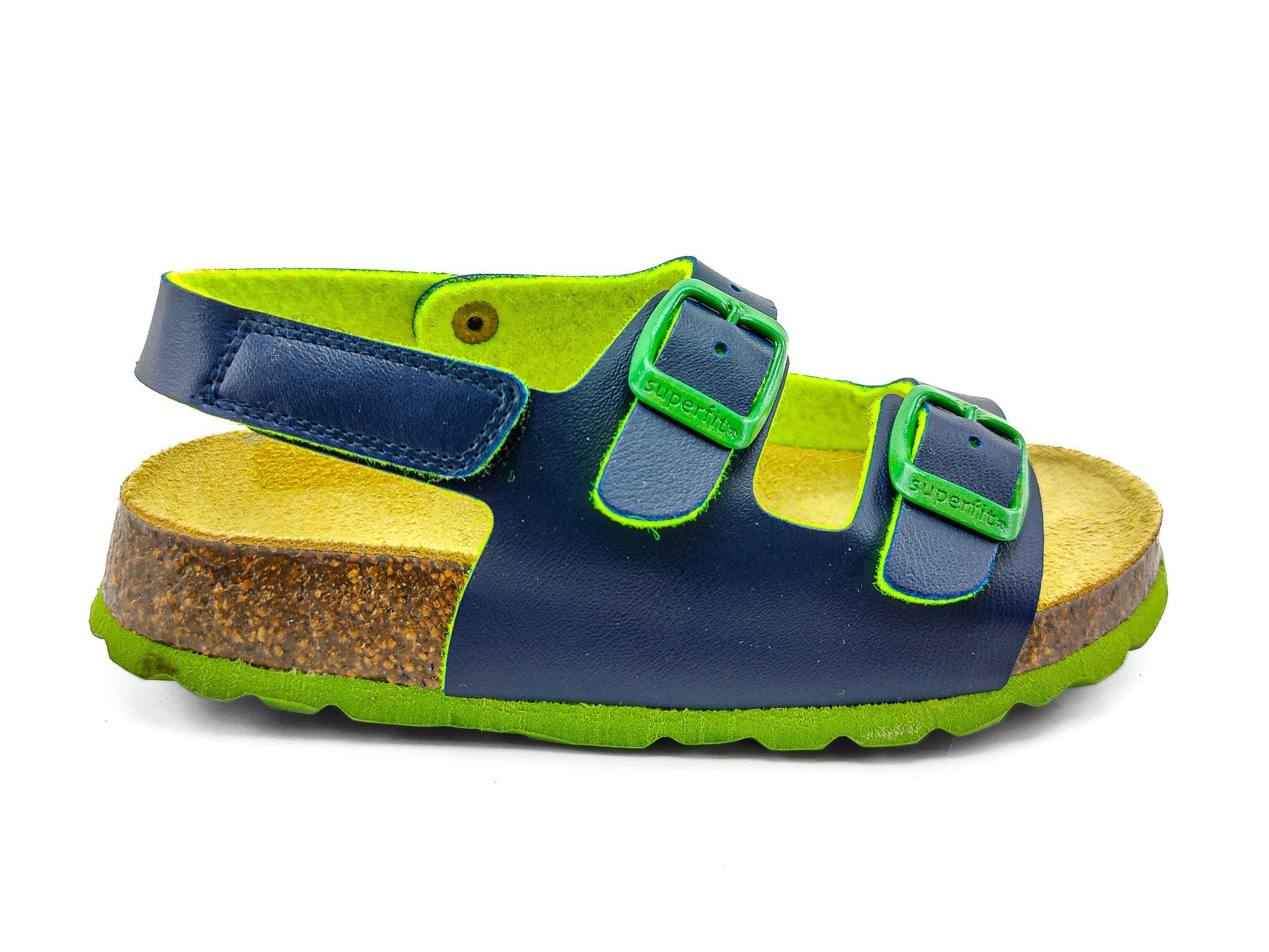 Superfit Ortopedik Çocuk Sandalet F 600124-8100 - Lacivert Yeşil BLAU /  GRÜN - Superfit