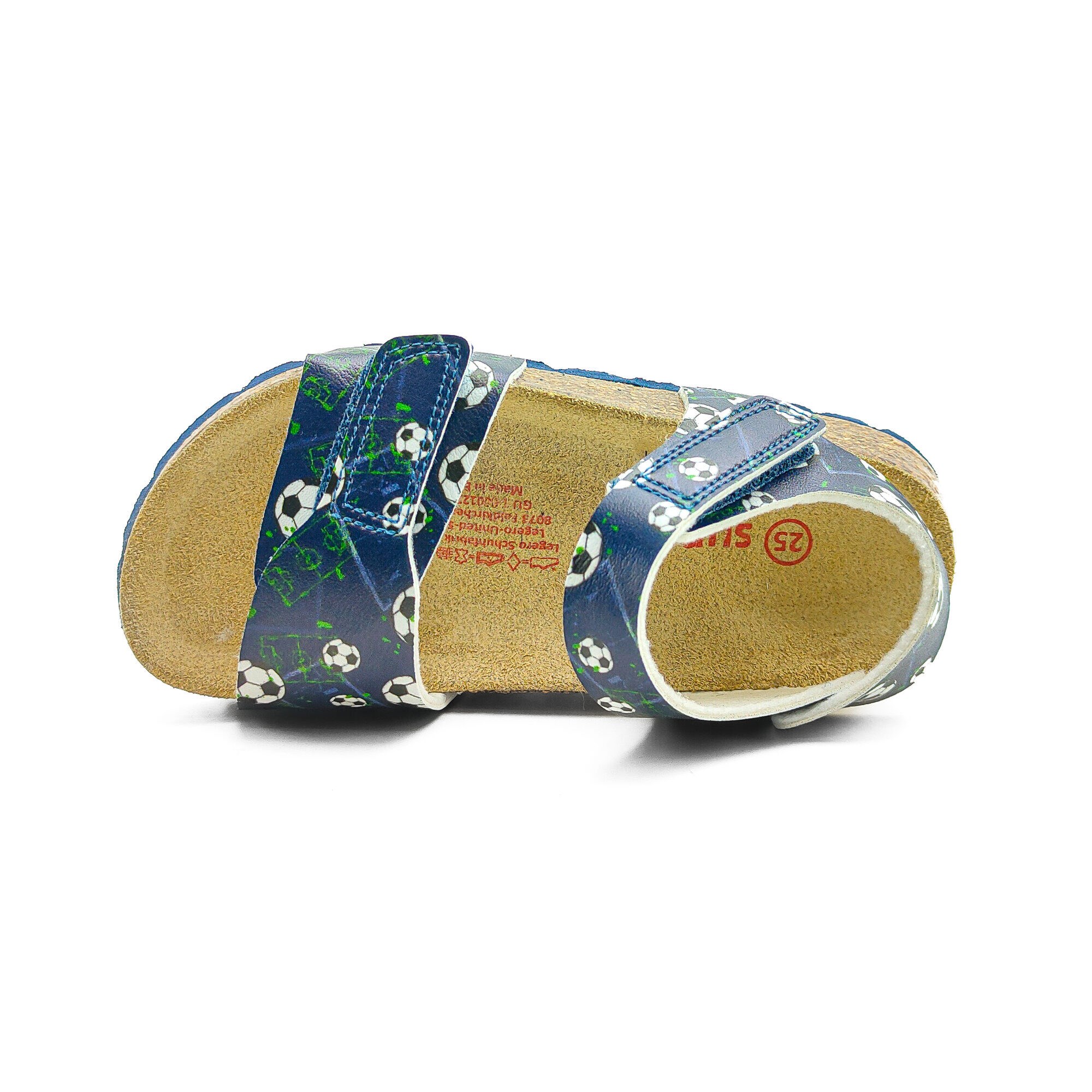 Superfit Ortopedik Çocuk Sandalet P 000122-8010 - Lacivert Futbol BLAU / MEHRFARBIG - Superfit