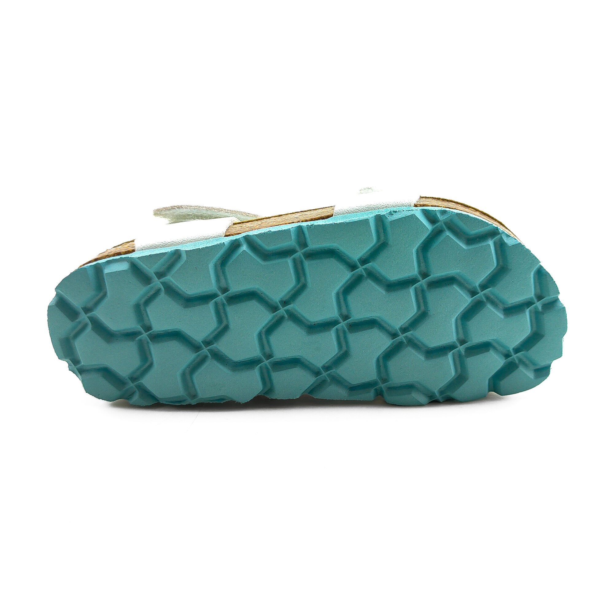 Superfit Ortopedik Çocuk Sandalet P 000123-1030 - Beyaz Kelebek WEIB / TÜRKIS - Superfit
