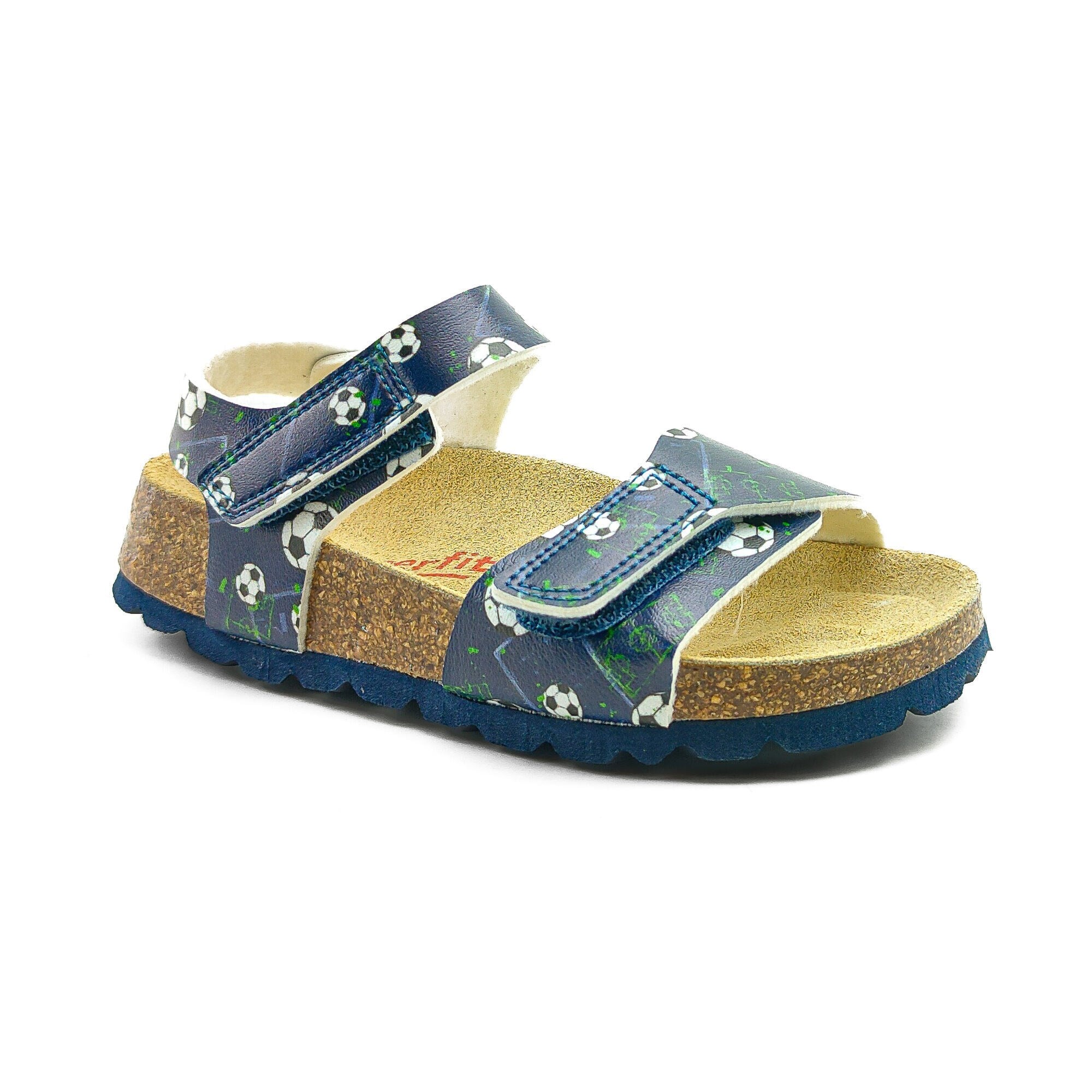 Superfit Ortopedik Çocuk Sandalet P 000122-8010 - Lacivert Futbol BLAU / MEHRFARBIG - Superfit