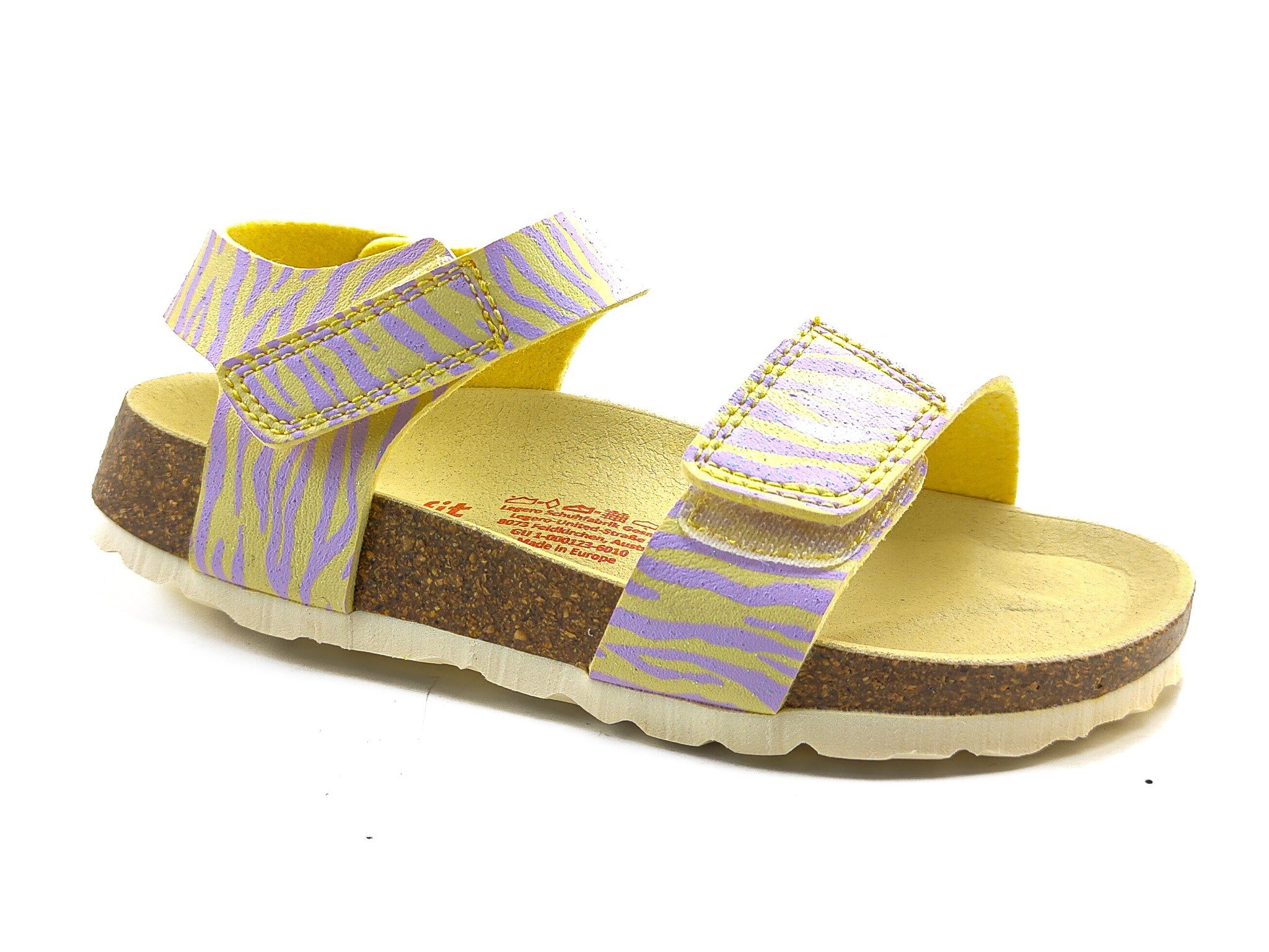 Superfit Ortopedik Çocuk Sandalet P 000123-6010 - Sarı Lila GELB / ROSA - Superfit