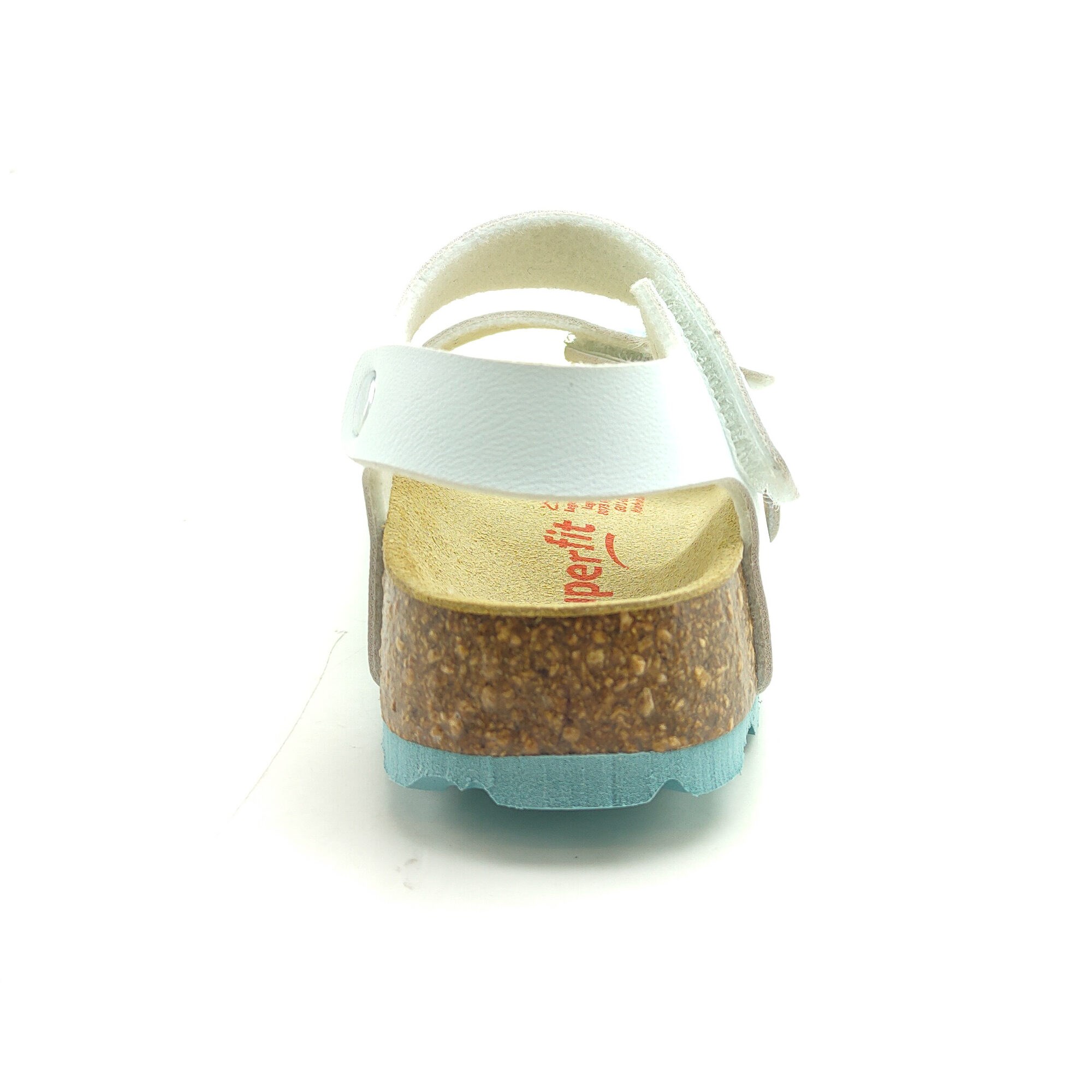 Superfit Ortopedik Çocuk Sandalet P 000123-1030 - Beyaz Kelebek WEIB / TÜRKIS - Superfit