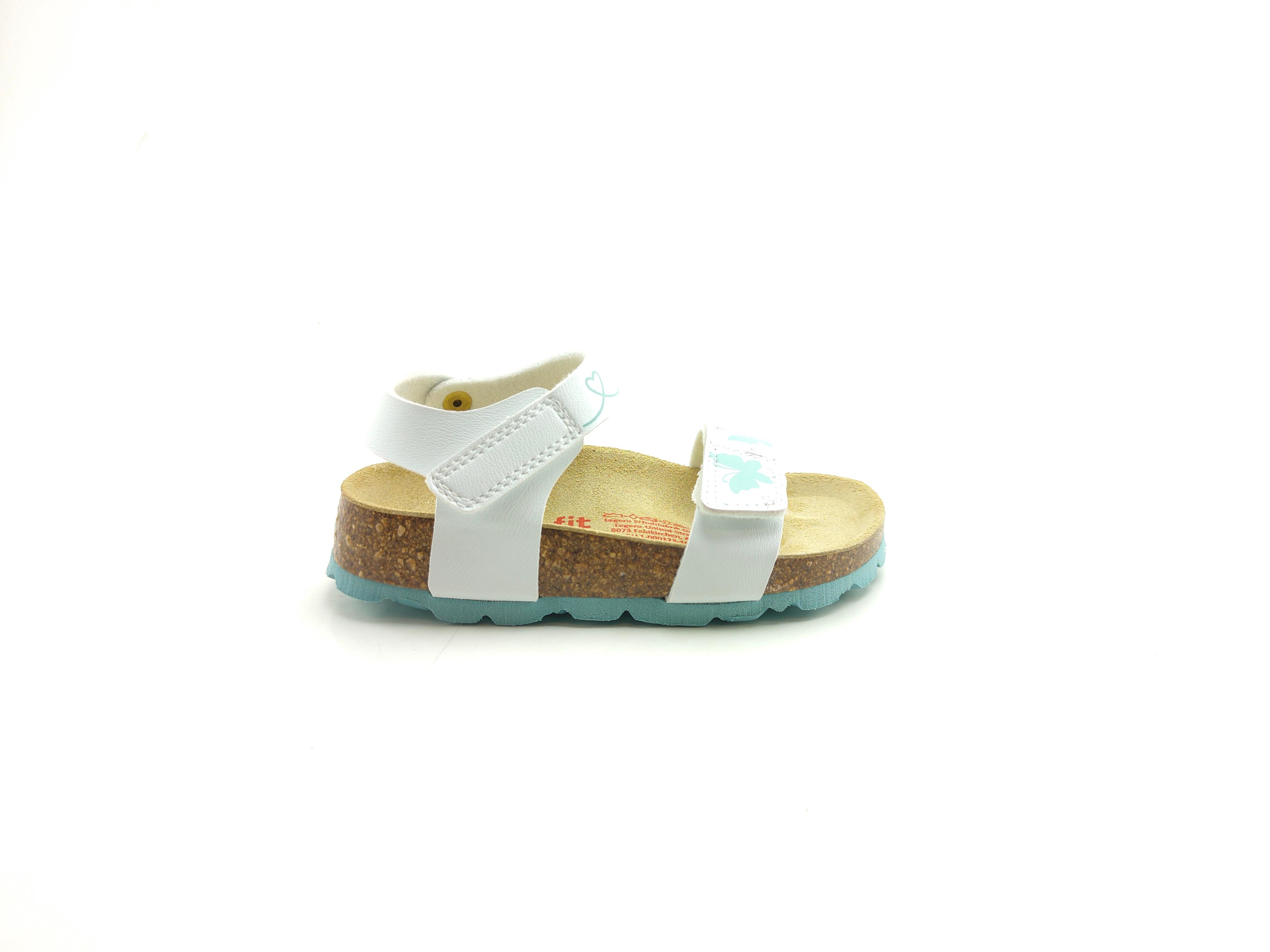 Superfit Ortopedik Çocuk Sandalet P 000123-1030 - Beyaz Kelebek - Superfit