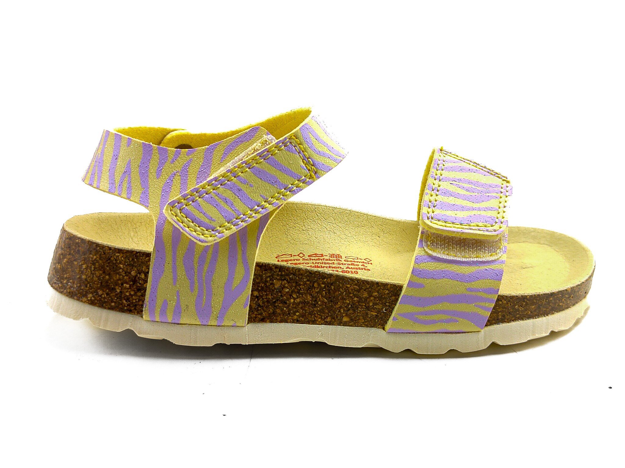 Superfit Ortopedik Çocuk Sandalet P 000123-6010 - Sarı Lila GELB / ROSA - Superfit