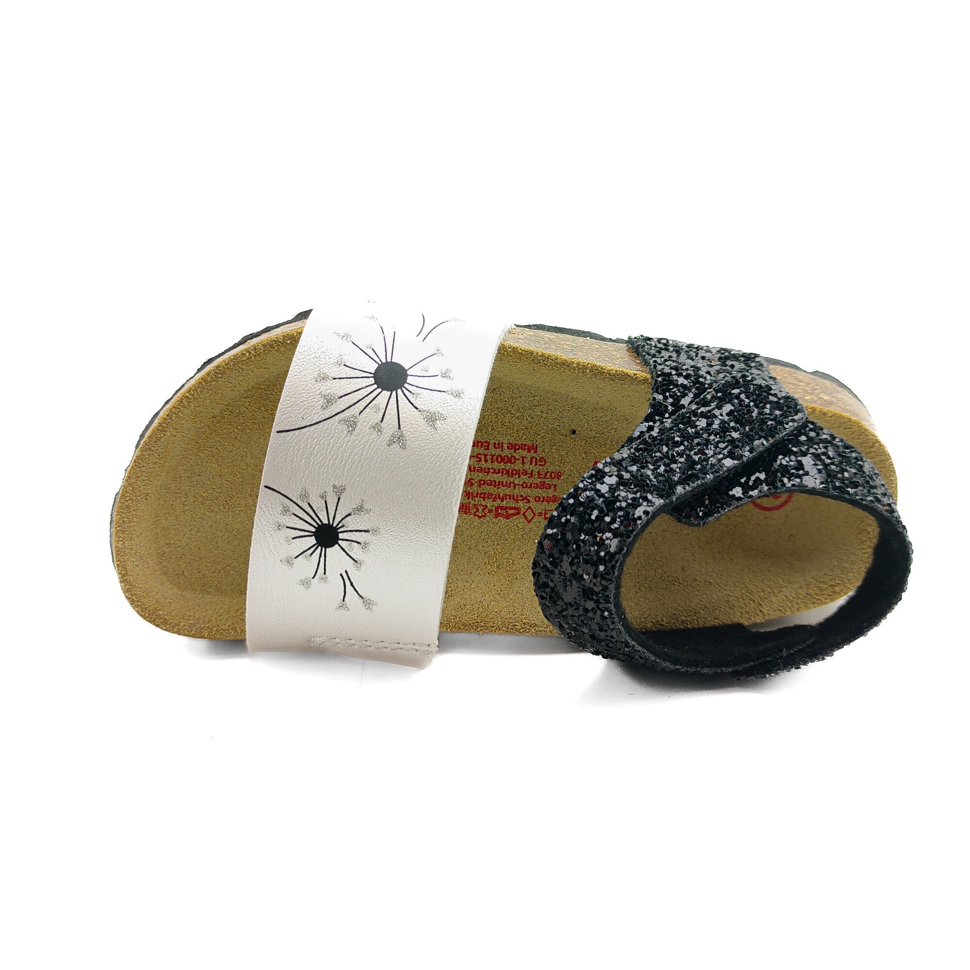 Superfit Ortopedik Çocuk Sandalet P 000115-0010 - Siyah Beyaz WEIB / SCHWARZ - Superfit