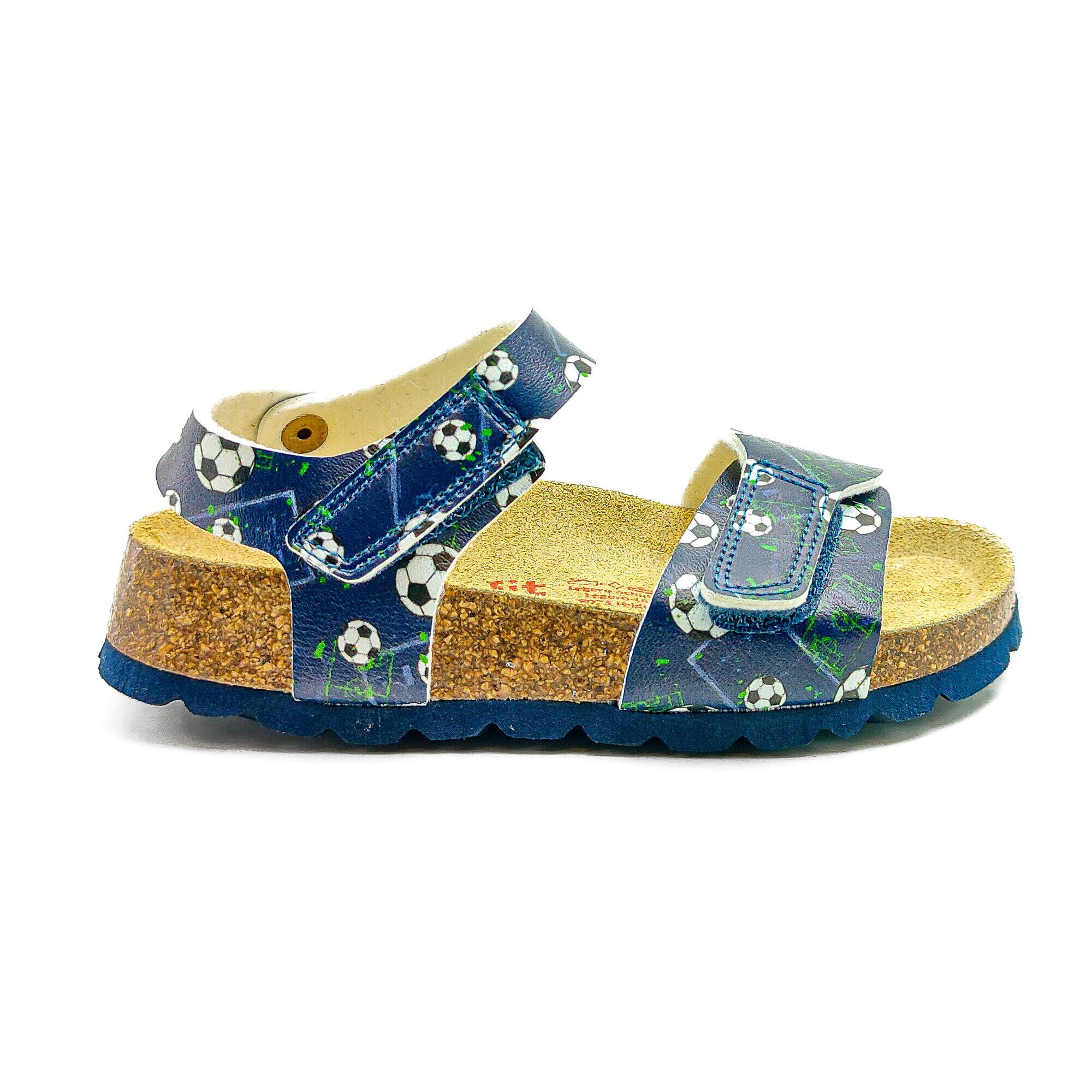 Superfit Ortopedik Çocuk Sandalet P 000122-8010 - Lacivert Futbol BLAU / MEHRFARBIG - Superfit