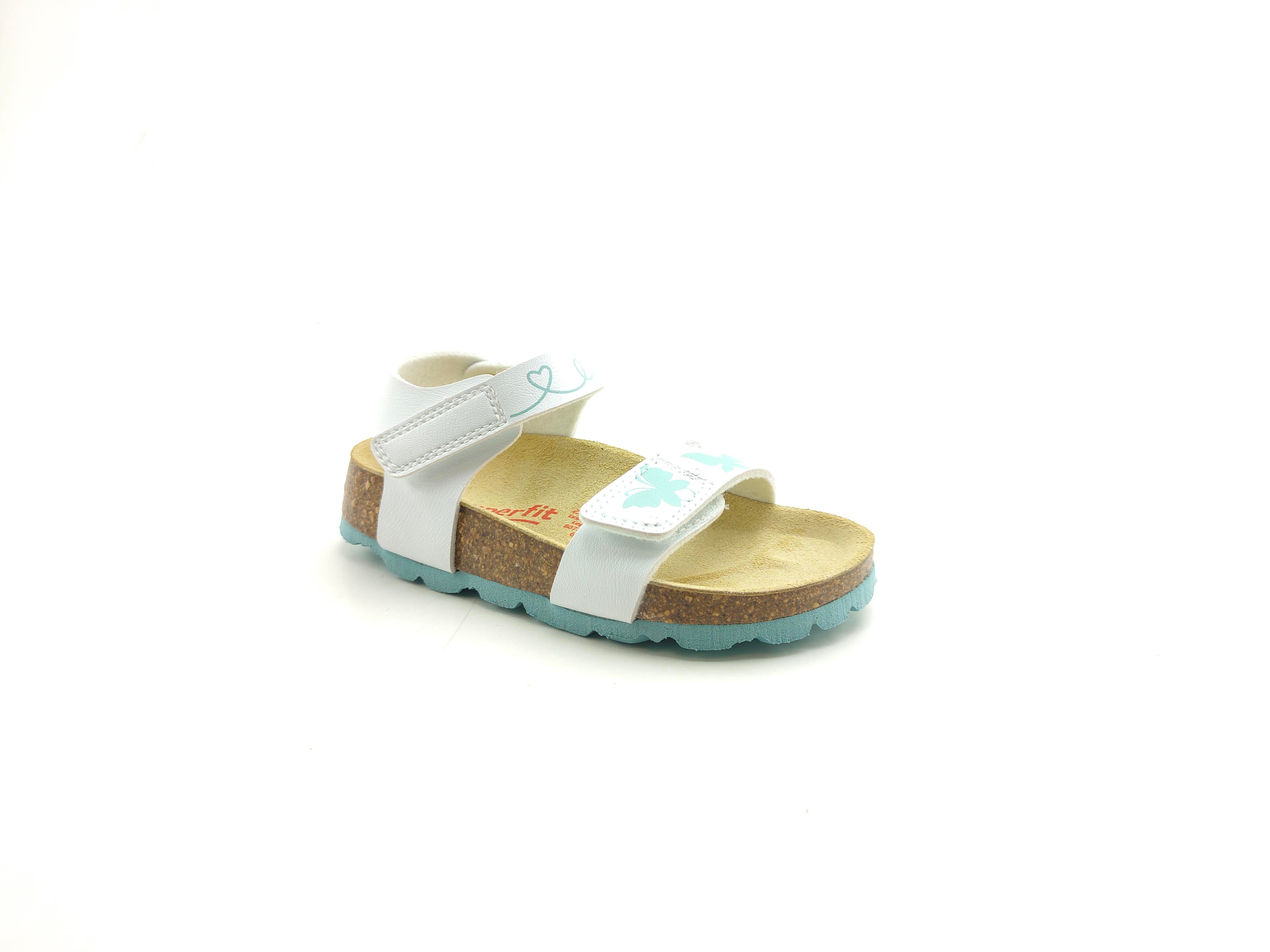 Superfit Ortopedik Çocuk Sandalet P 000123-1030 - Beyaz Kelebek - Superfit