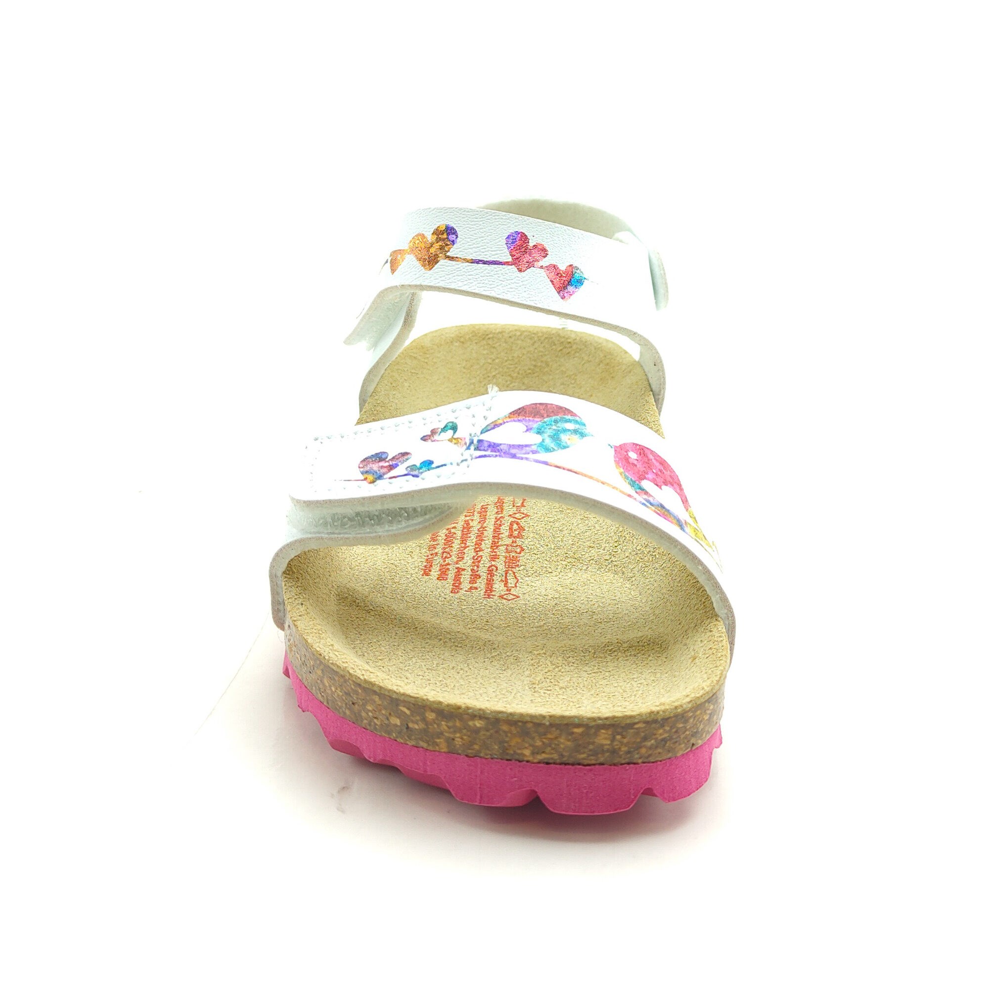 Superfit Ortopedik Çocuk Sandalet P 000123-1040 - Beyaz Kuş WEIB / PINK - Superfit