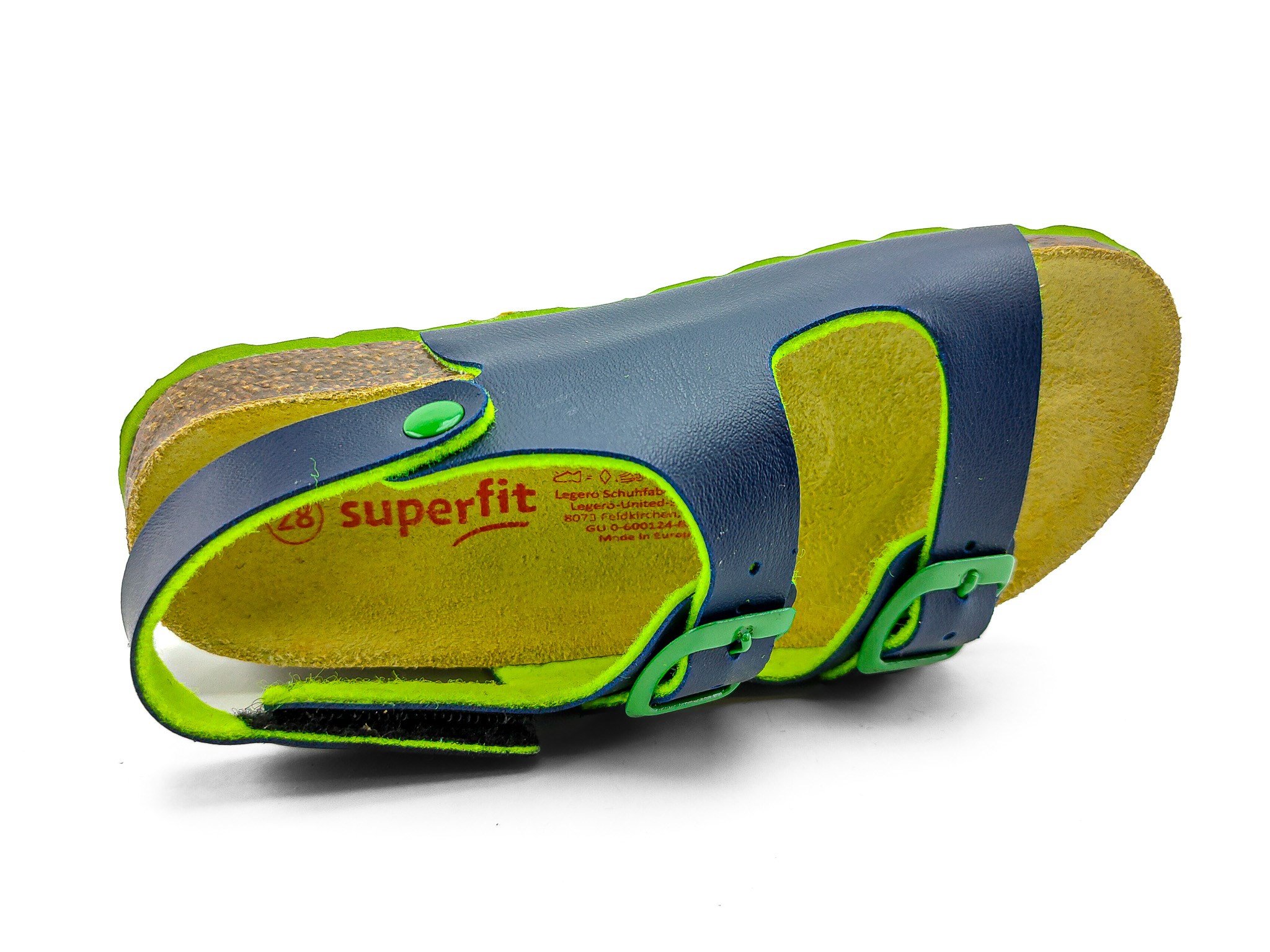 Superfit Ortopedik Çocuk Sandalet P 600124-8100 - Lacivert Yeşil BLAU /  GRÜN - Superfit