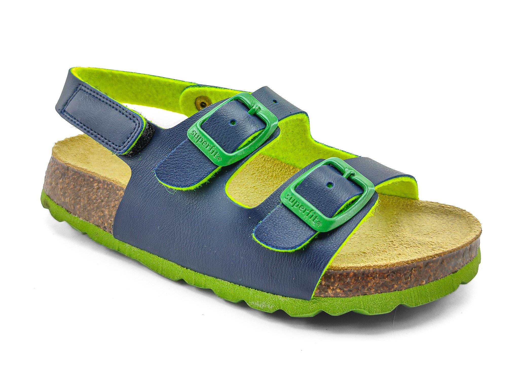 Superfit Ortopedik Çocuk Sandalet P 600124-8100 - Lacivert Yeşil BLAU /  GRÜN - Superfit