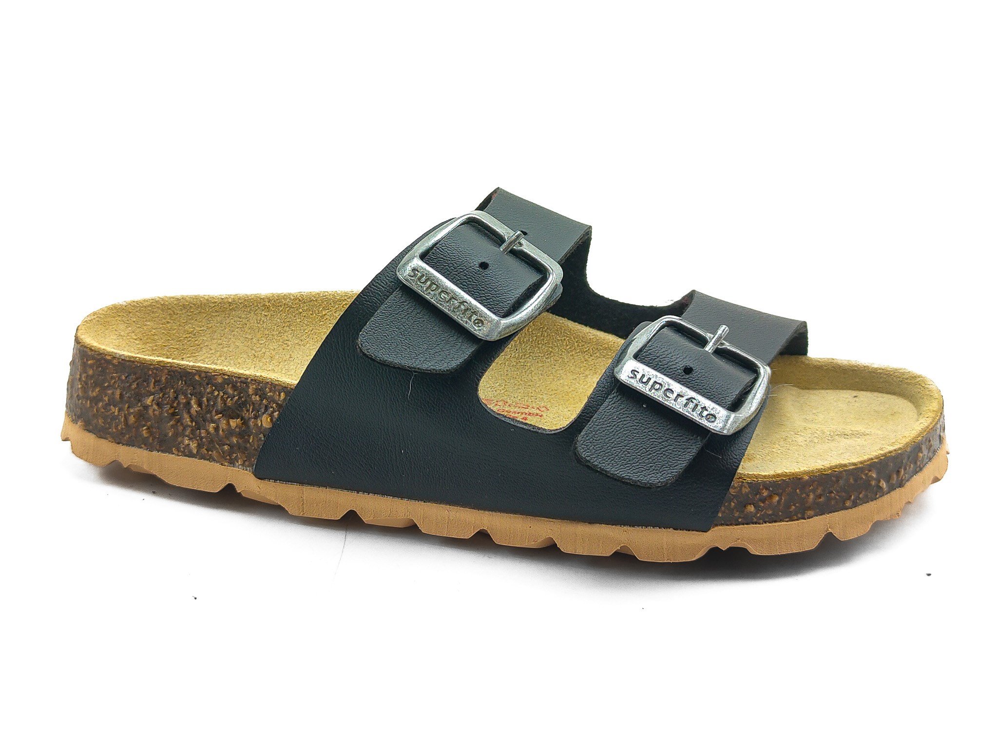Superfit Ortopedik Çocuk Terlik Çift Bantlı F 800111-0000 - Siyah SCHWARZ - Superfit