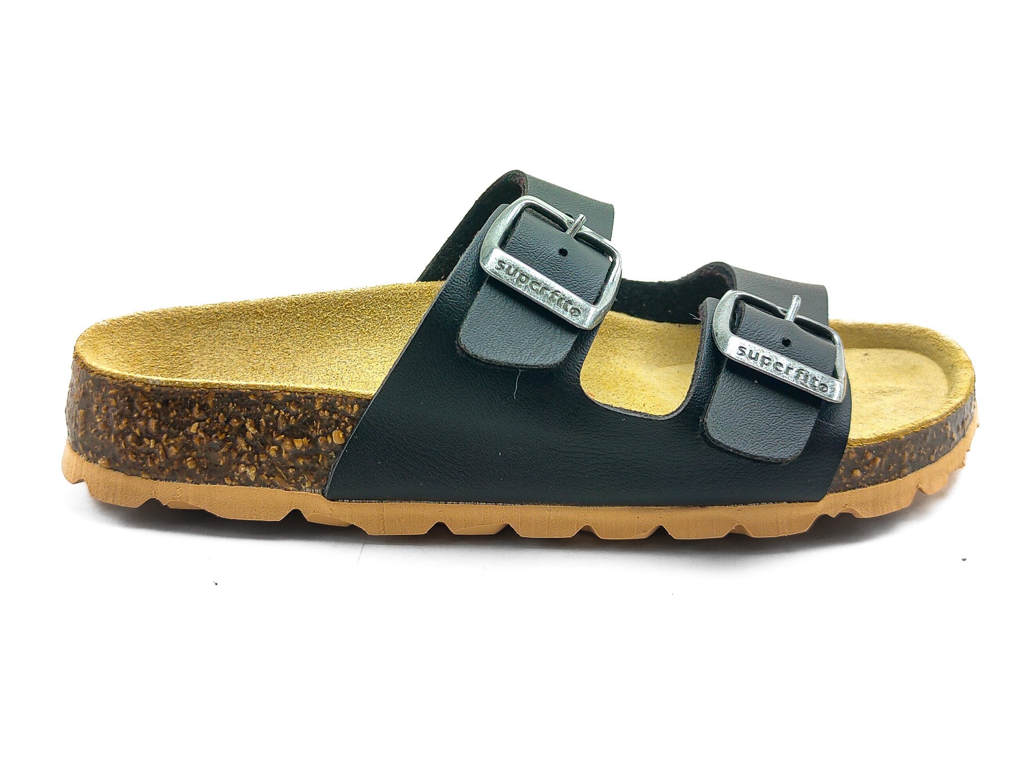 Superfit Ortopedik Çocuk Terlik Çift Bantlı F 800111-0000 - Siyah SCHWARZ - Superfit