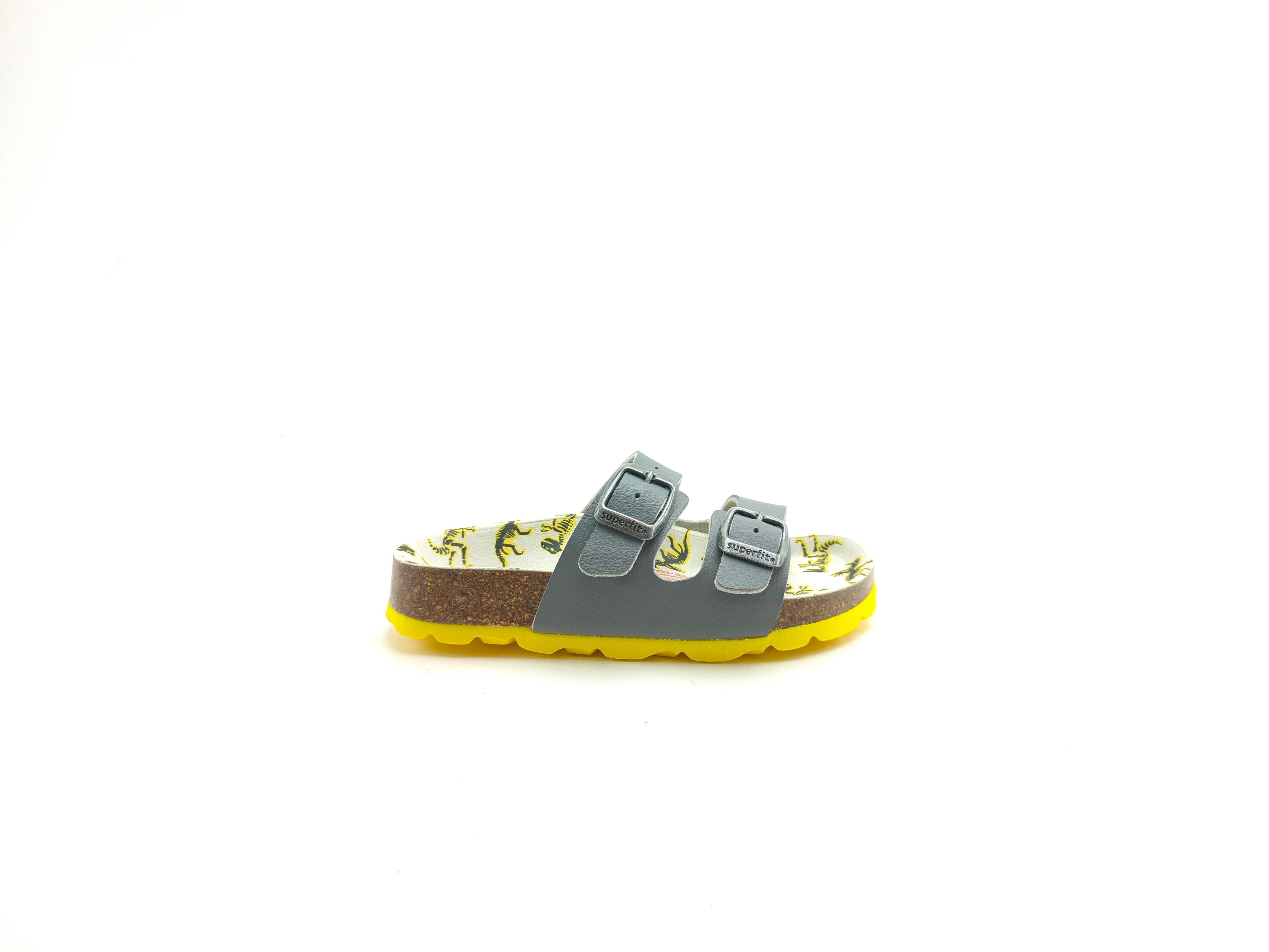 Superfit Ortopedik Çocuk Terlik Çift Bantlı P 800111-2120 Dinazor - Superfit