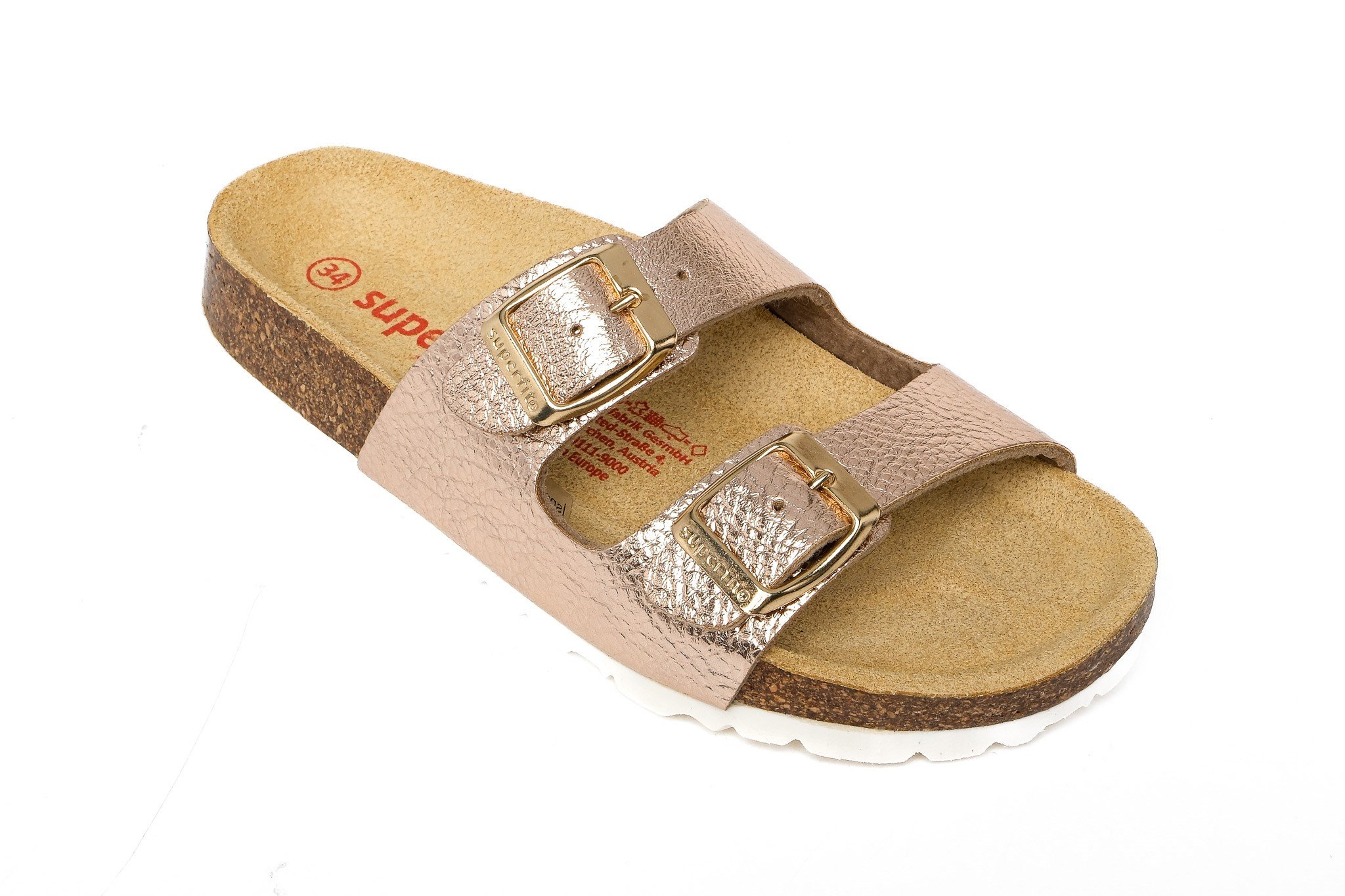 Superfit Ortopedik Çocuk Terlik Çift Bantlı F 800111-9000 - Bronze BRONZ - Superfit