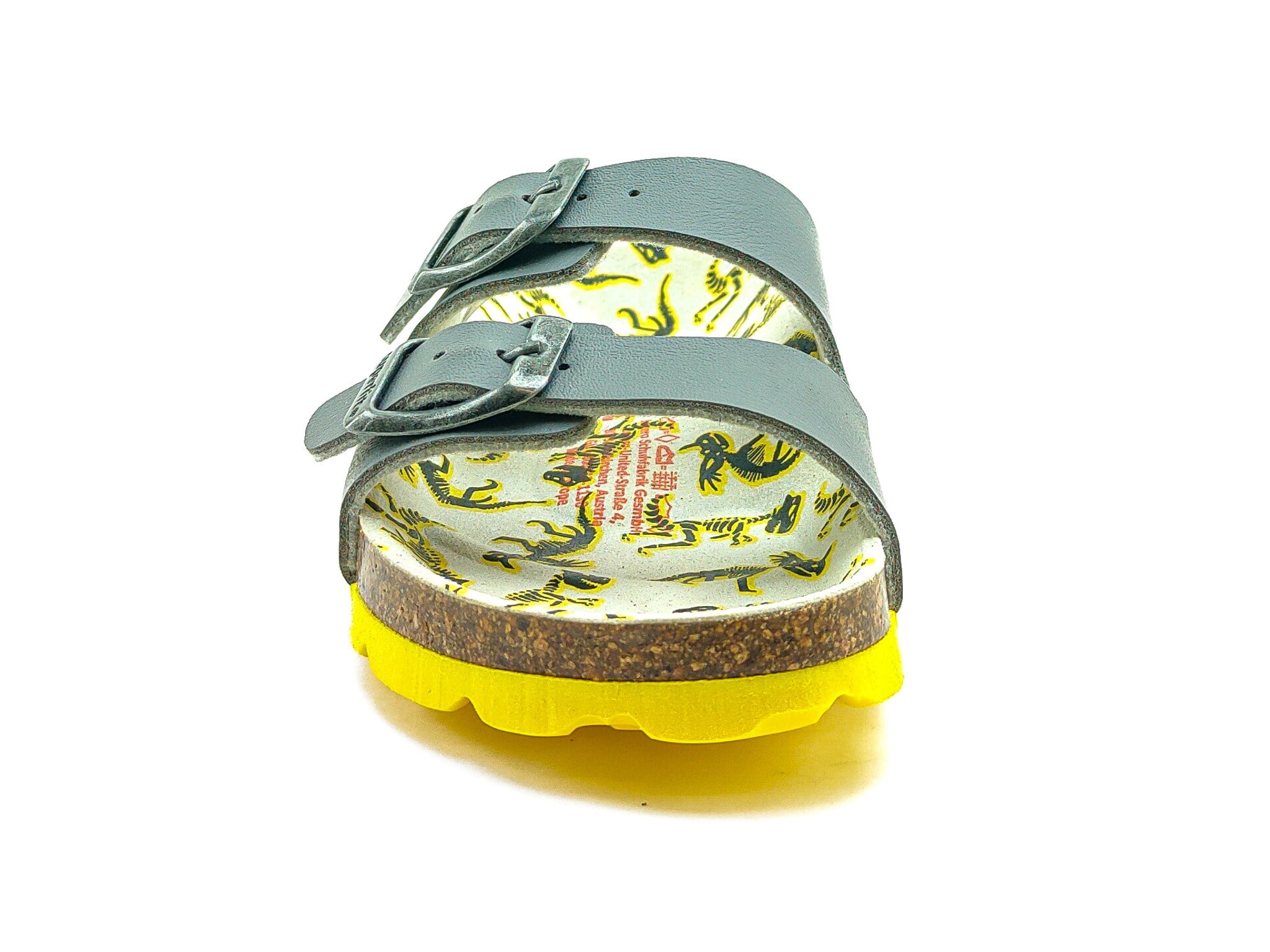 Superfit Ortopedik Çocuk Terlik Çift Bantlı P 800111-2120 Dinazor GRAU / MEHRFARBIG - Superfit
