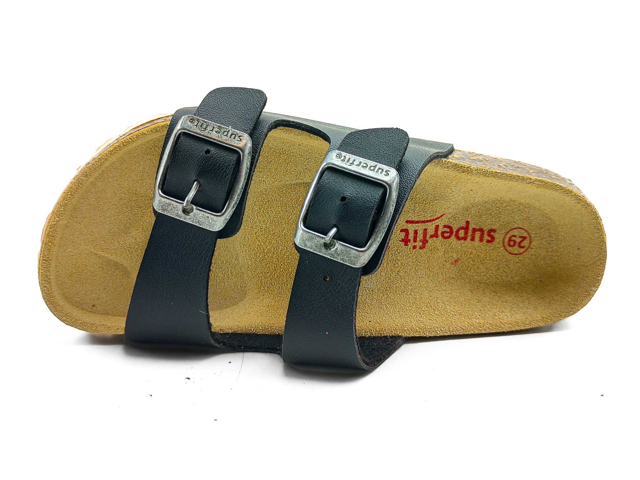 Superfit Ortopedik Çocuk Terlik Çift Bantlı F 800111-0000 - Siyah SCHWARZ - Superfit