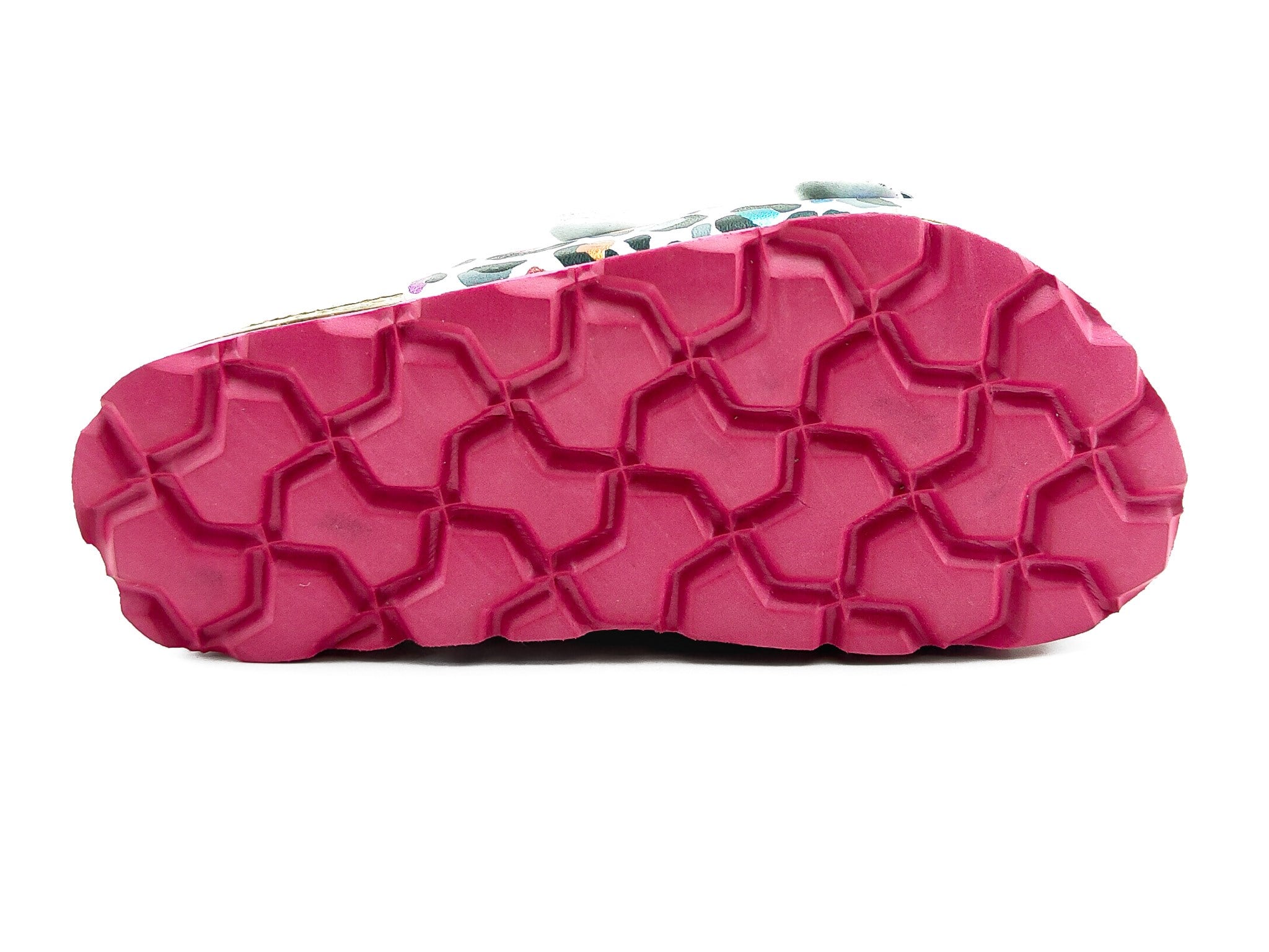 Superfit Ortopedik Çocuk Terlik Çift Bantlı F 800111-1100 Zürafa WEIB / MEHRFARBIG - Superfit