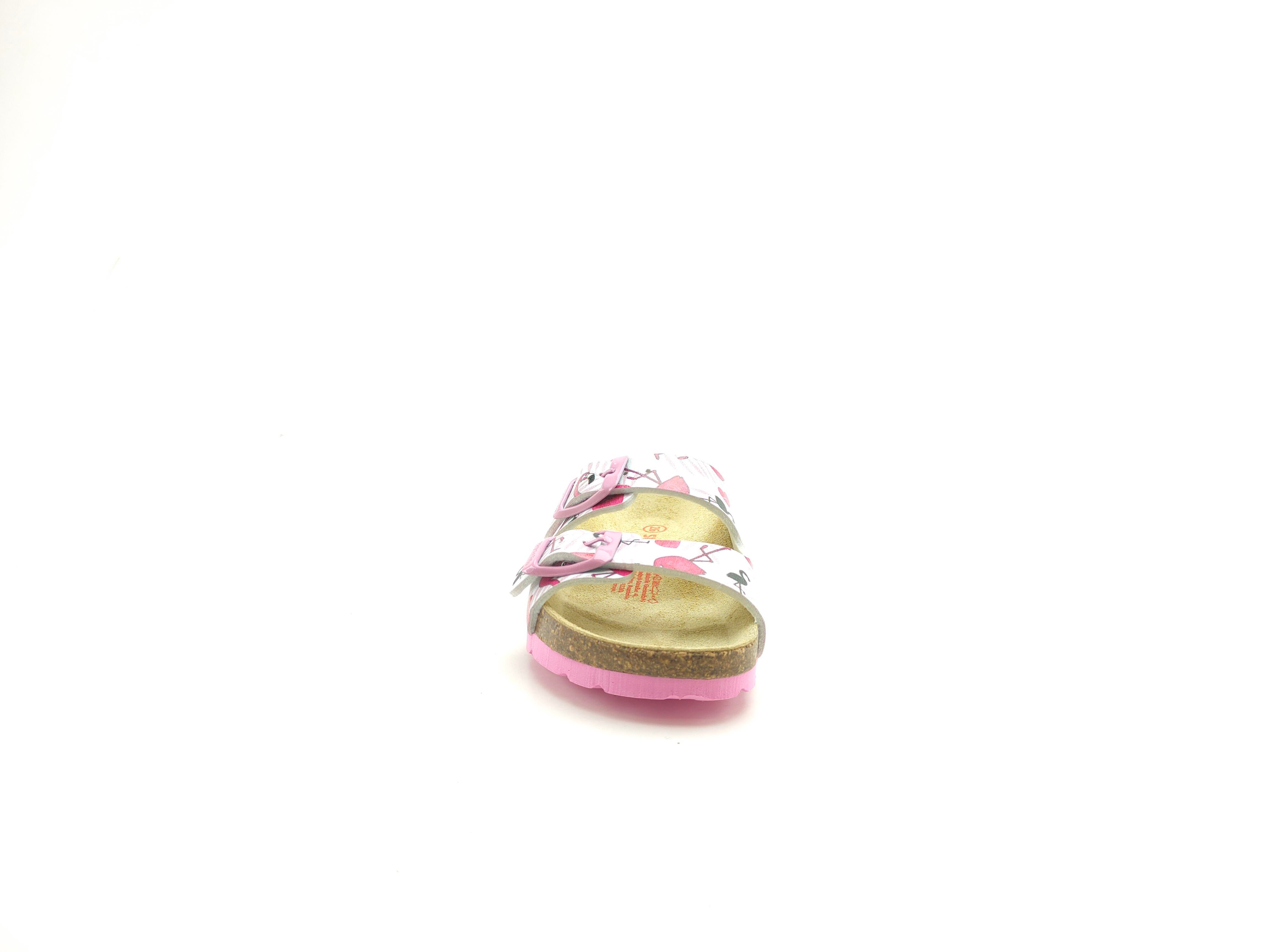 Superfit Ortopedik Çocuk Terlik Çift Bantlı F 800111-1130 Pembe Flamingo - Superfit